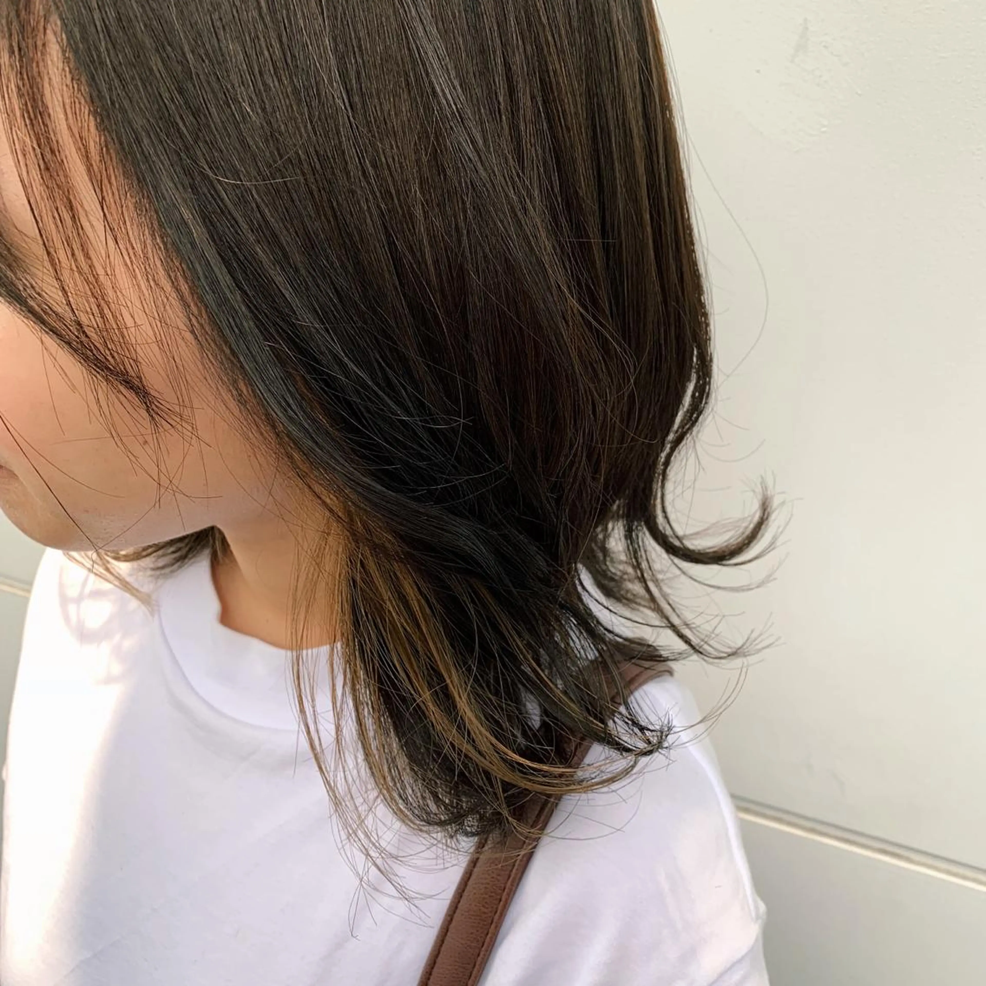 ミディアム カラー RINA🧤 デザインとボブのヘアスタイル