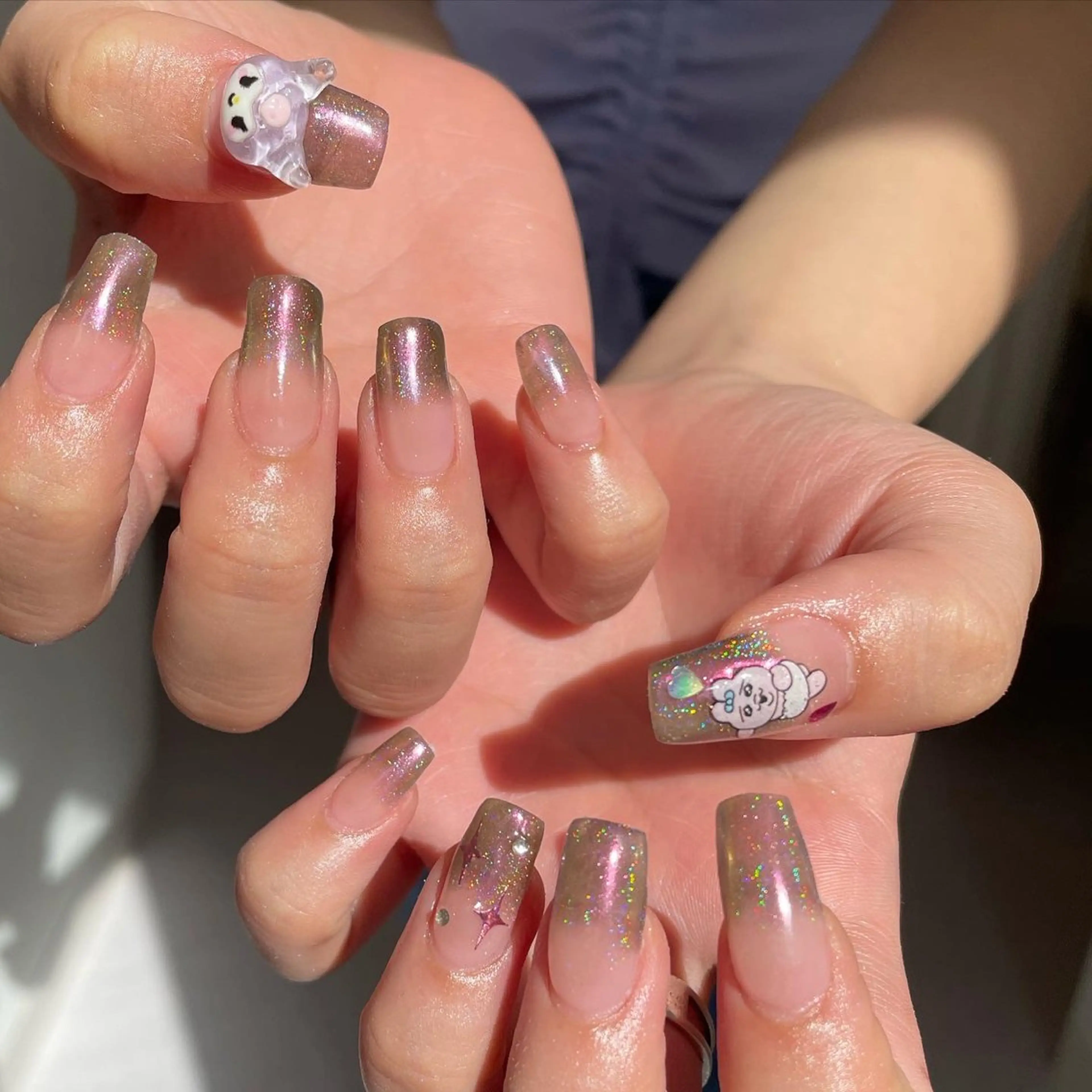 ネイル 束感まつ毛/ネイル/ LED♥KIRARAのマツエク・マツパデザイン