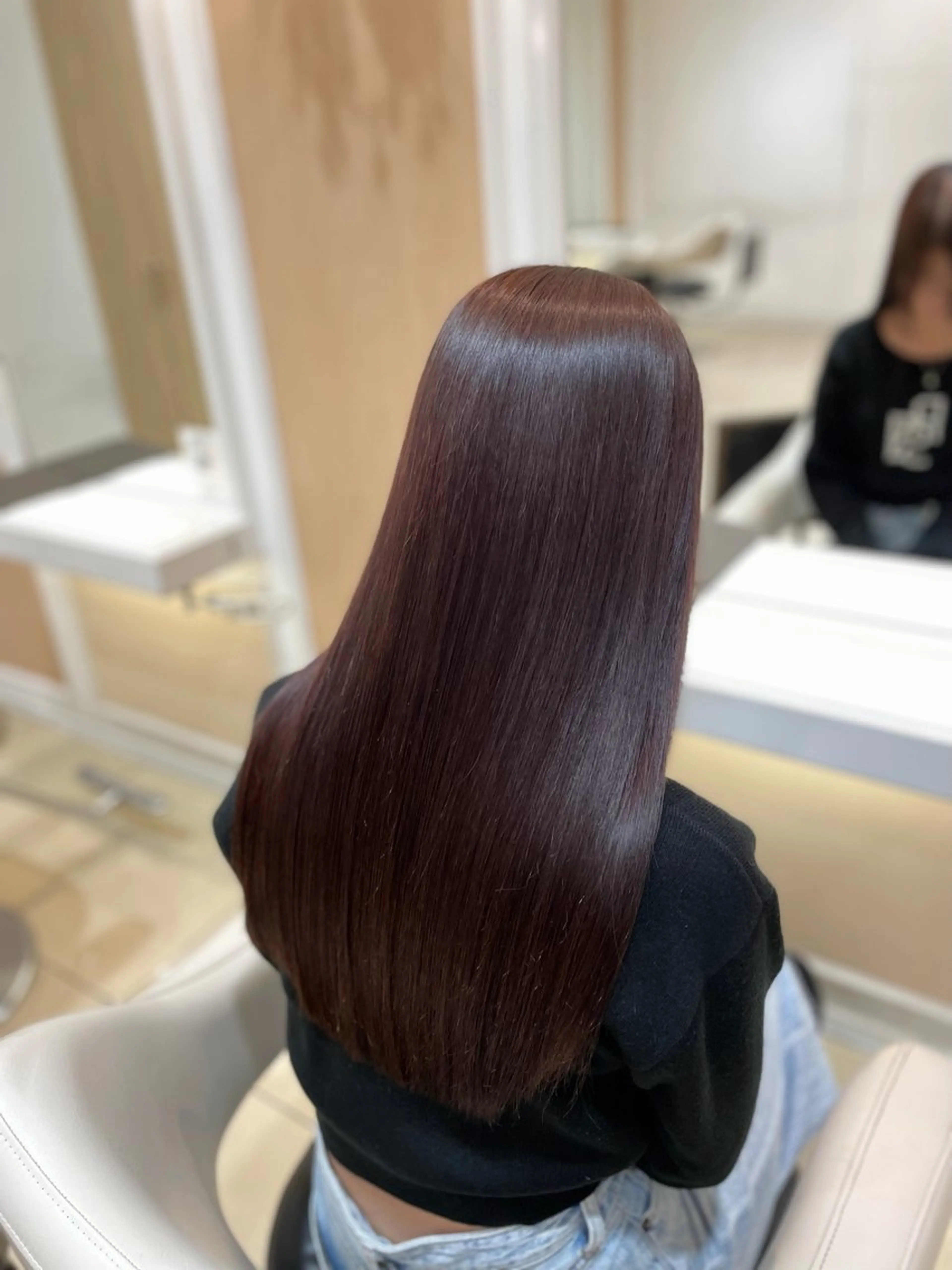 ロング カラー ブラウンカラー ヘアカラー トリートメント ☆Ash中目黒 浦野遥☆*。のヘアスタイル