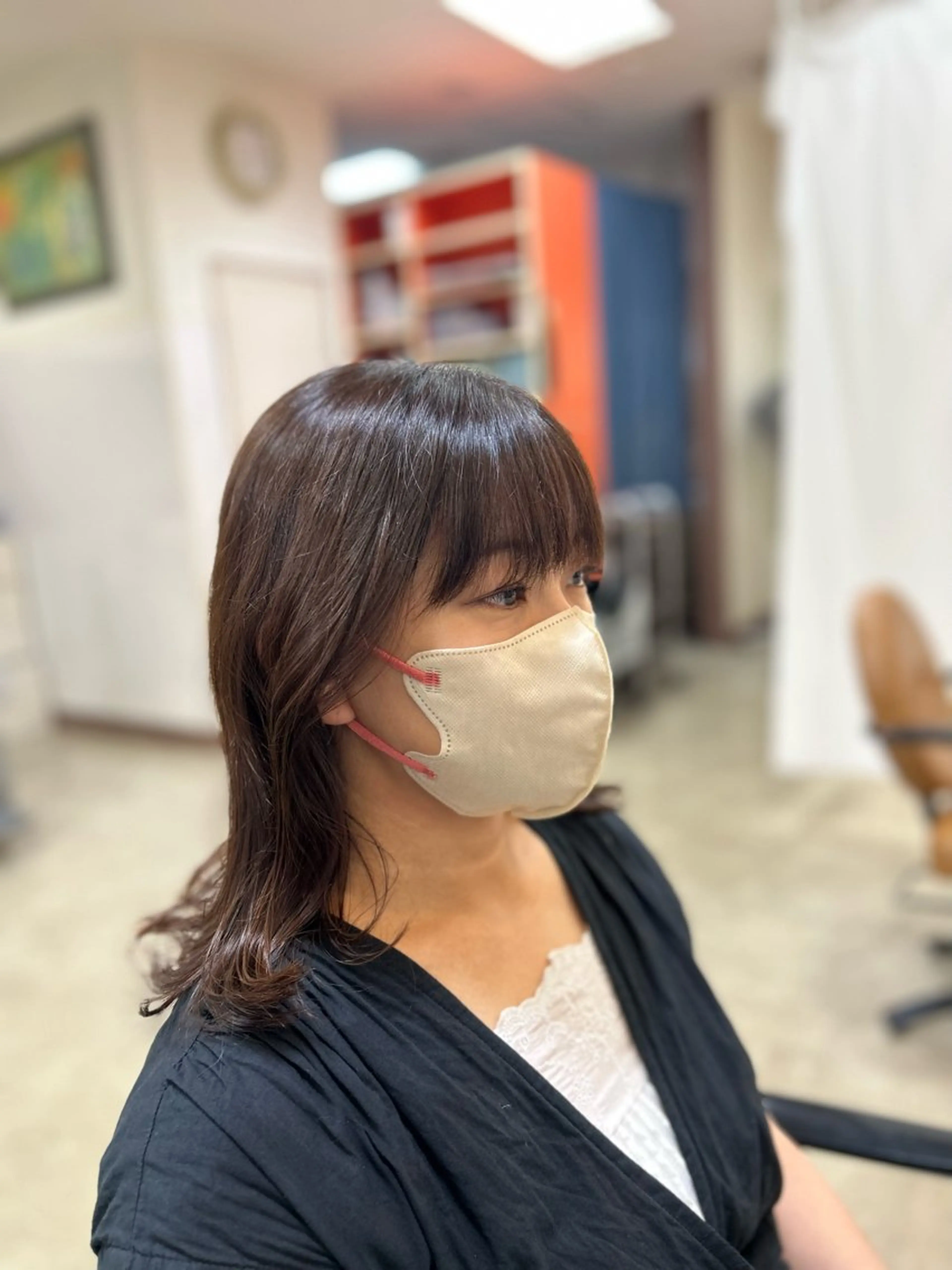 ミディアム 水田 誠貴のヘアスタイル