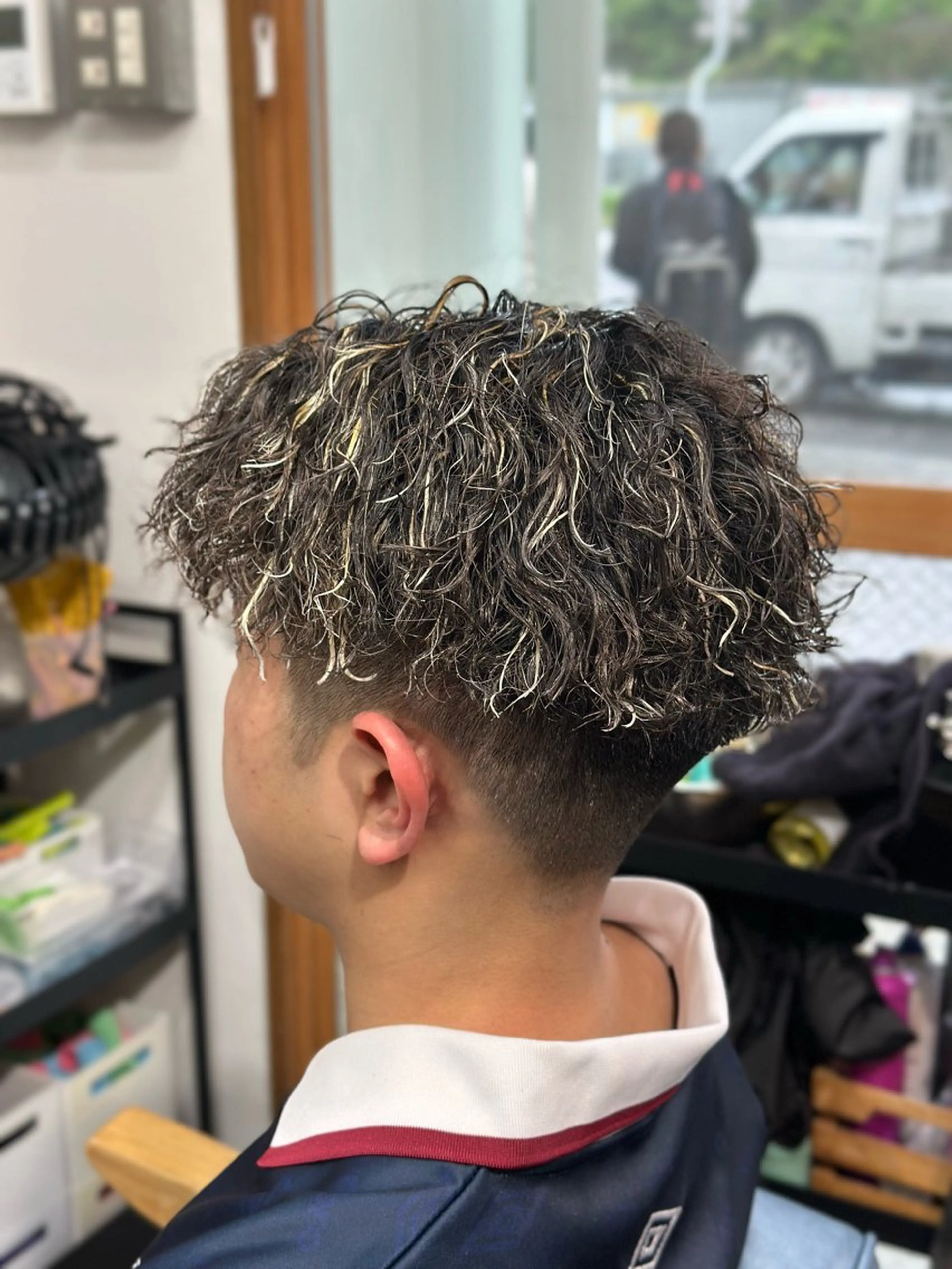 カラー メンズ メンズメッシュ メンズパーマ メッシュ ヘアカラー Snalyメンズ特化 スエハラのヘアスタイル