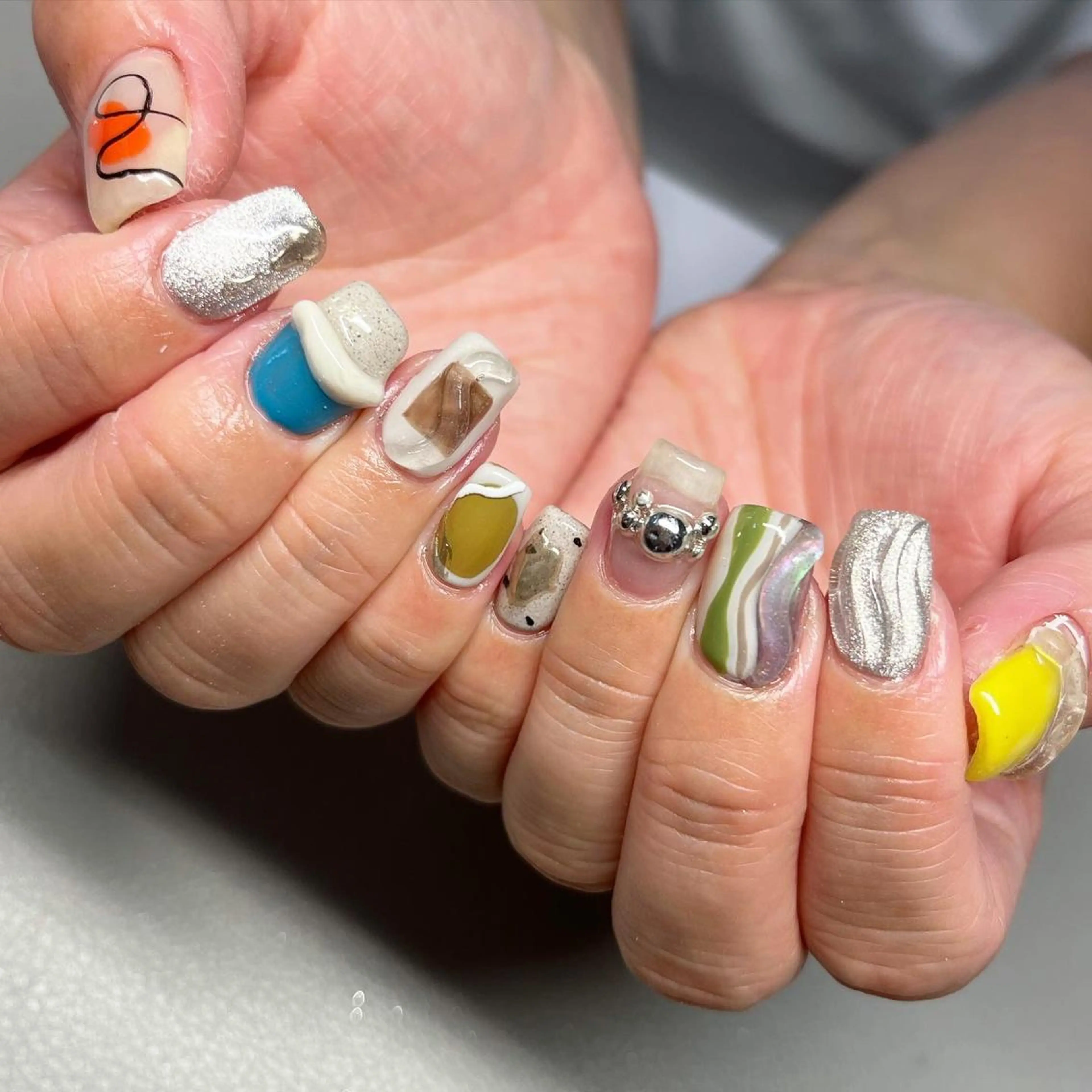 ネイル アートネイル 持ち込み 587nail *のネイルデザイン