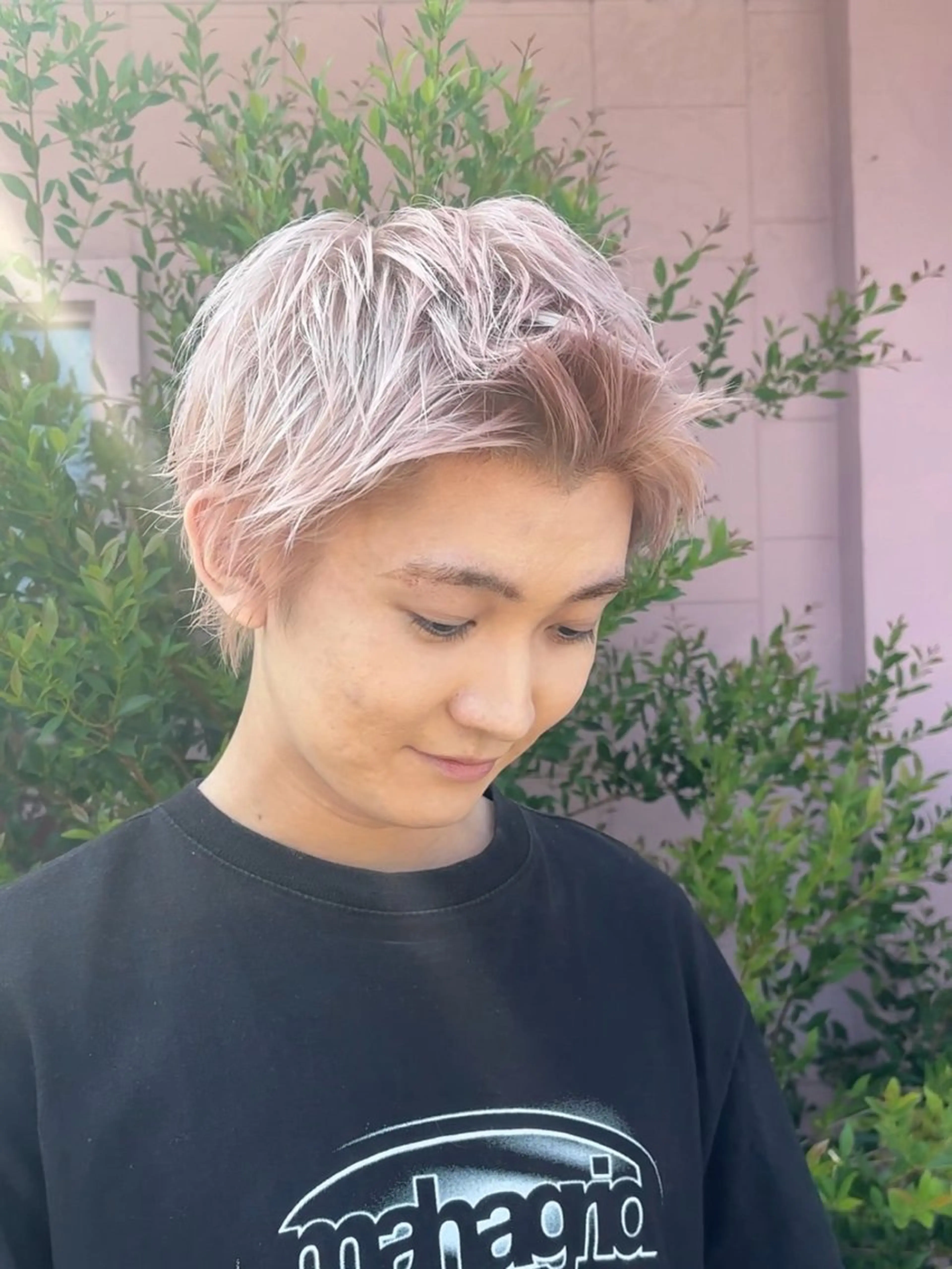 カラー メンズ メンズハイトーン ハイトーンカラー 似合わせレイヤー/ Wカラー🧸こころのヘアスタイル