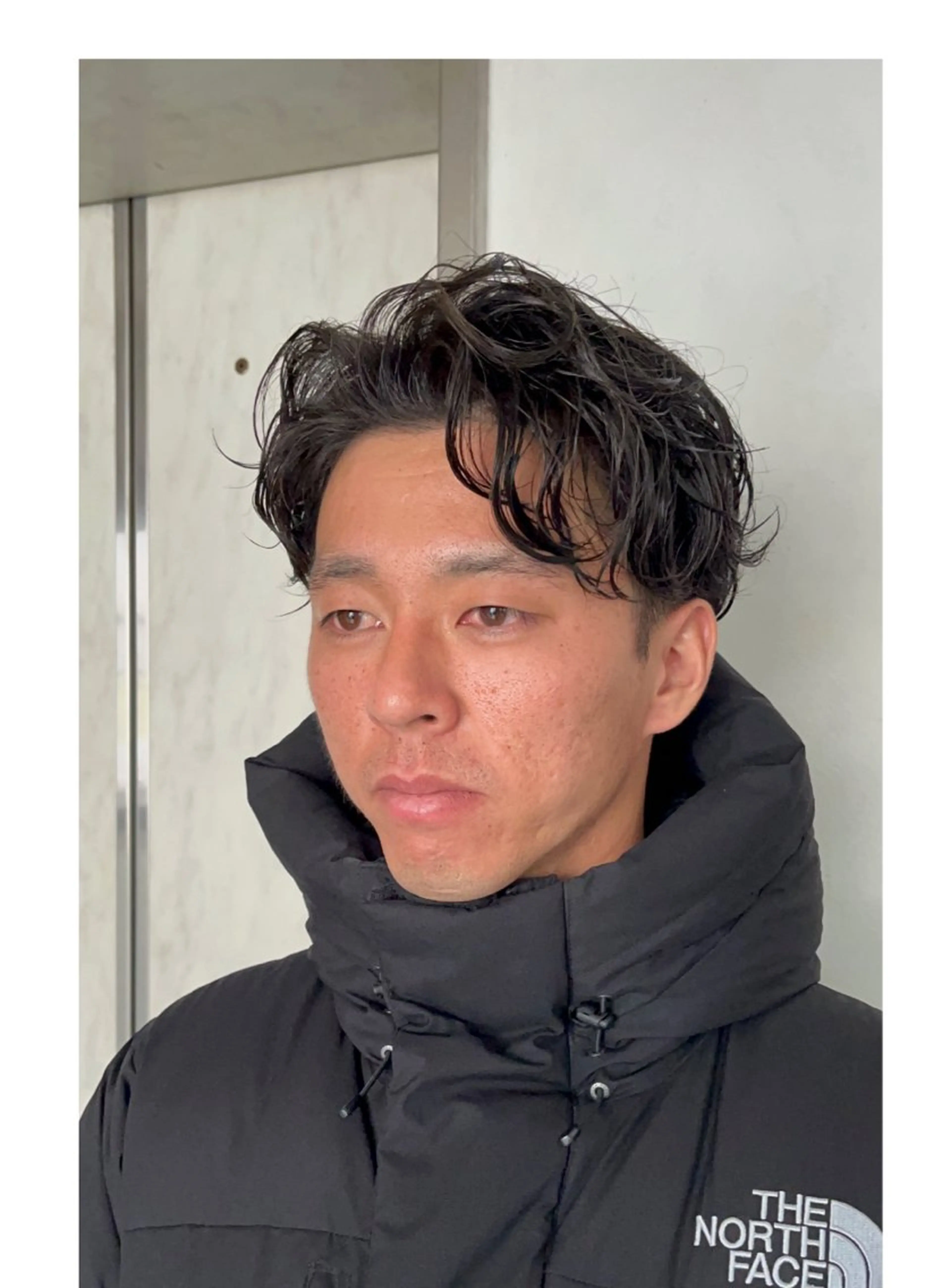 パーマ メンズ アップバング メンズパーマ カット パーマ daichi (UMM)のヘアスタイル