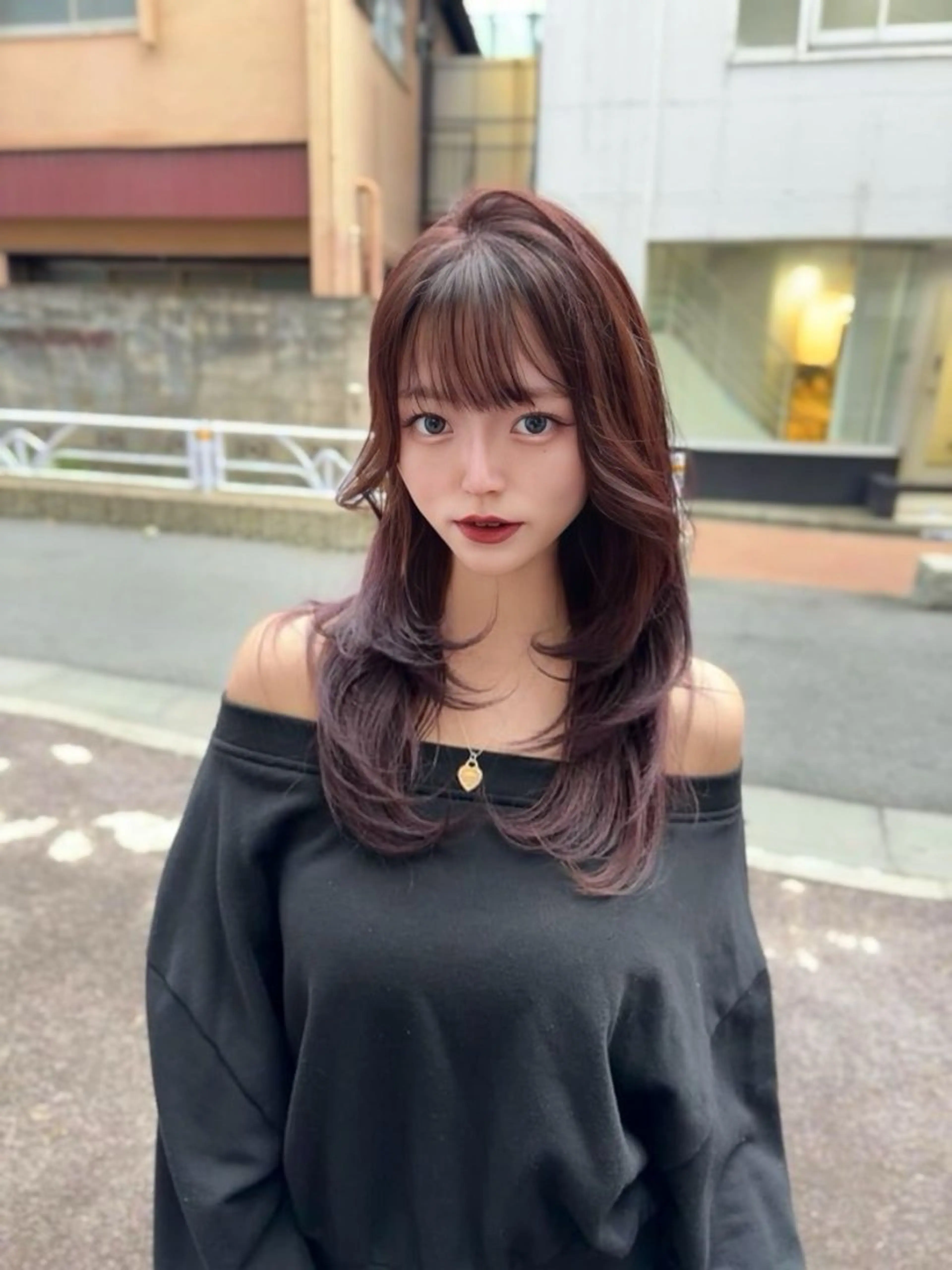 セミロング カラー 韓国ヘア 店長NEGIのヘアスタイル