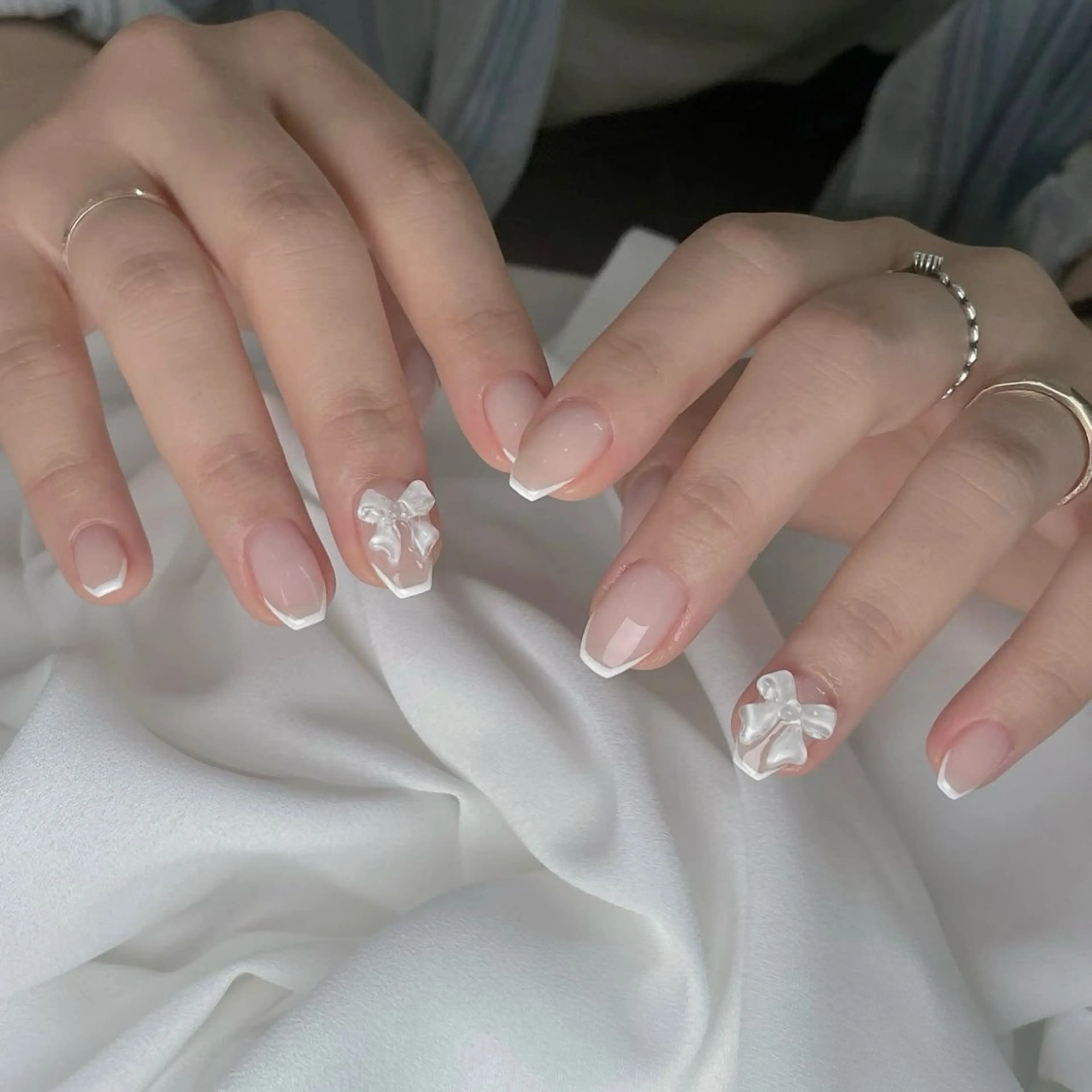 ネイル 韓国ネイル シンプルネイル ワンホンネイル ハンドネイル ハンドケア Akina Nailのネイルデザイン