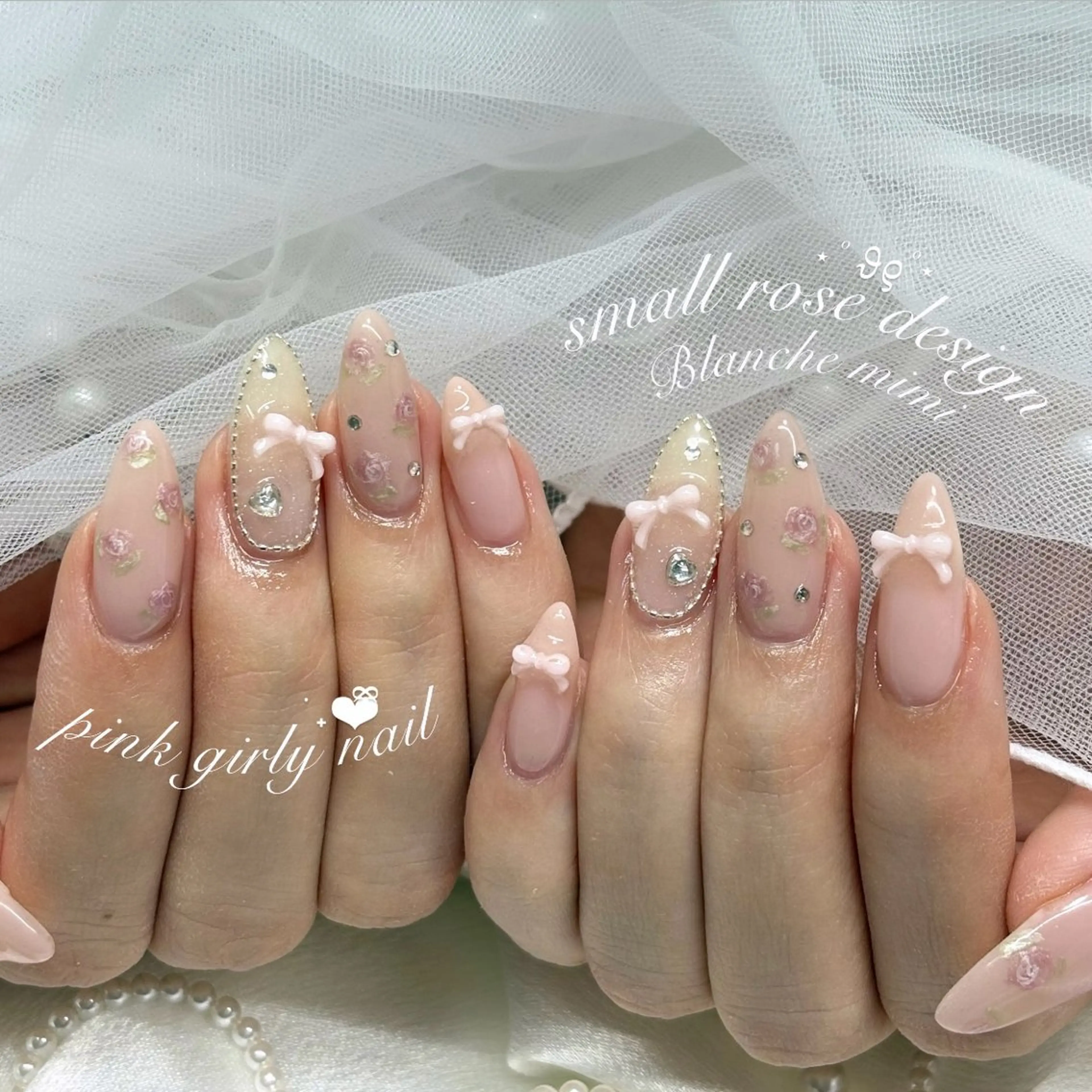 ネイル ハンドネイル Blanche mimi.u_aのネイルデザイン