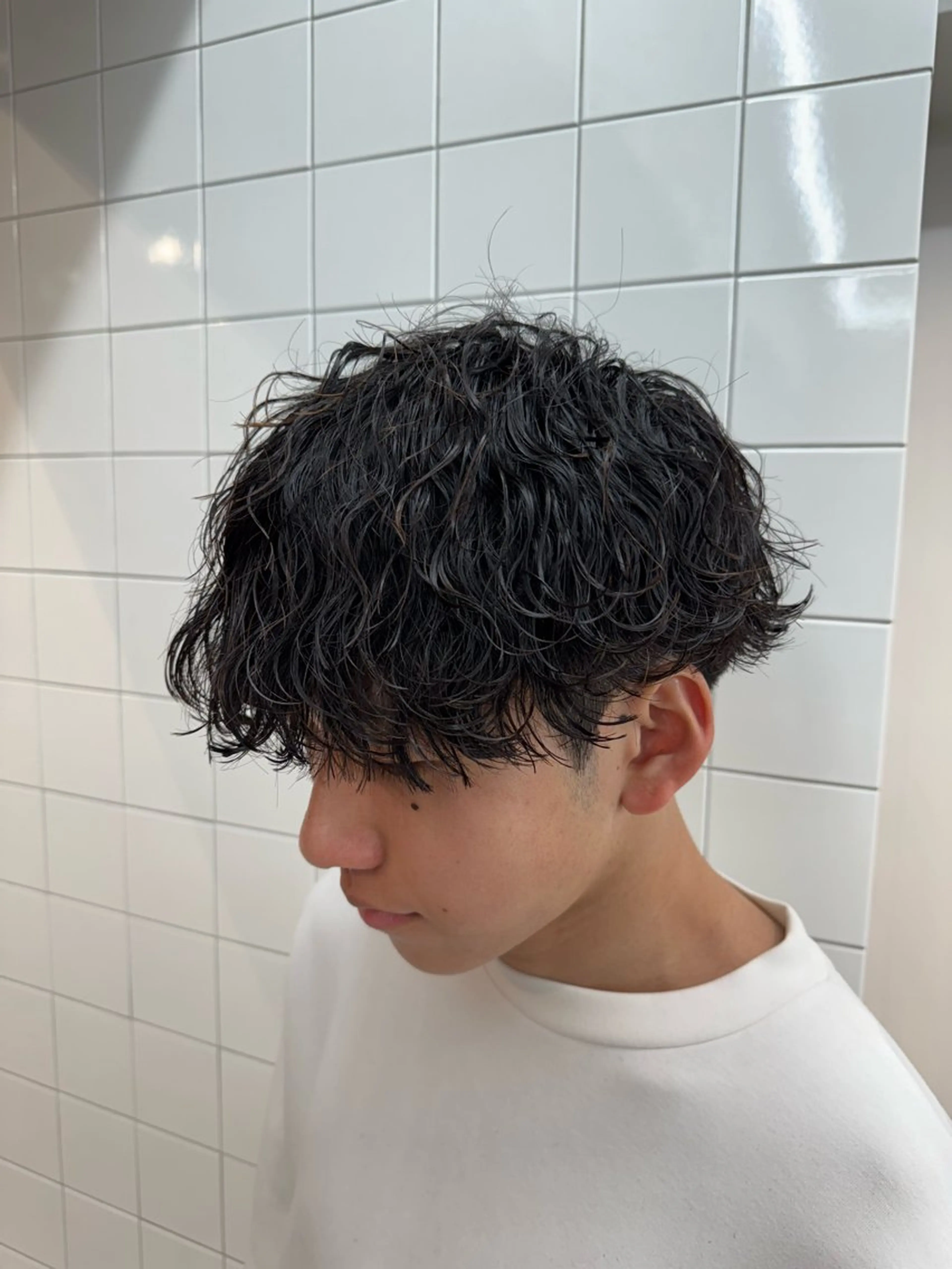 パーマ メンズ メンズパーマ 波巻きパーマ カット パーマ 大宮メンズ特化/パー マ職人/小川藍人のヘアスタイル