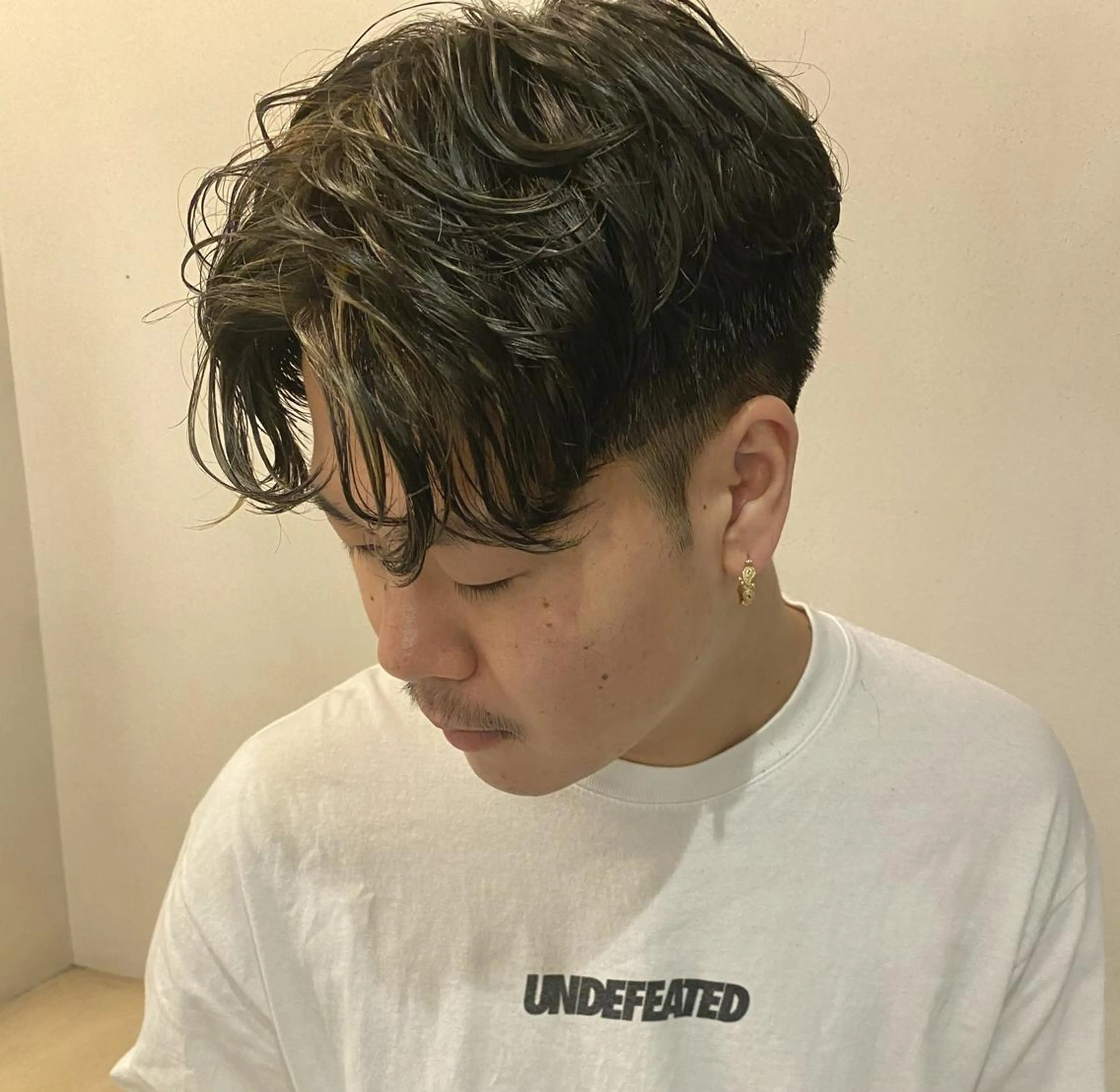 パーマ メンズ カット 小顔ショート/ボブ/ 川口京佑のヘアスタイル