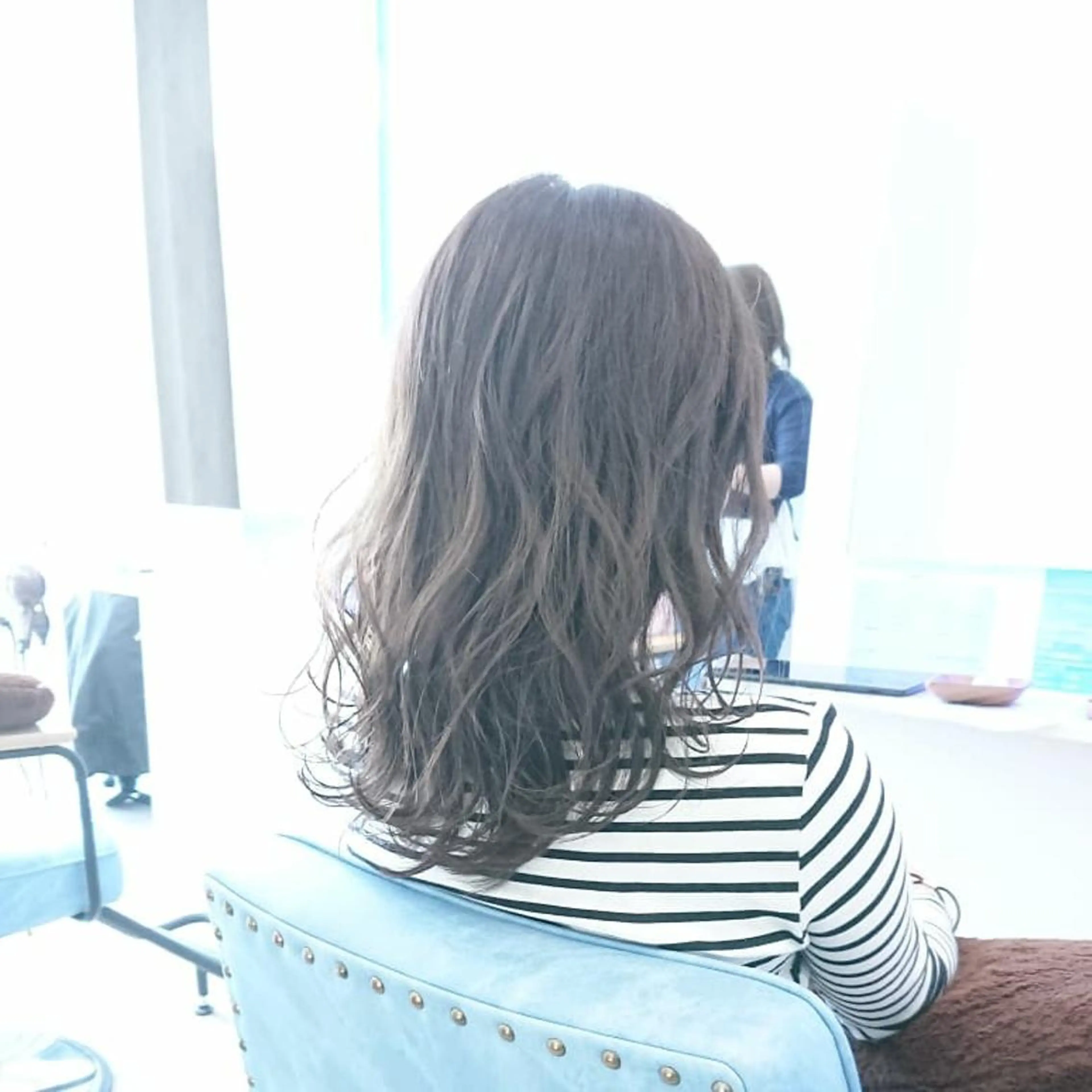 セミロング カラー ヘアアレンジ 小林 伸行のヘアスタイル