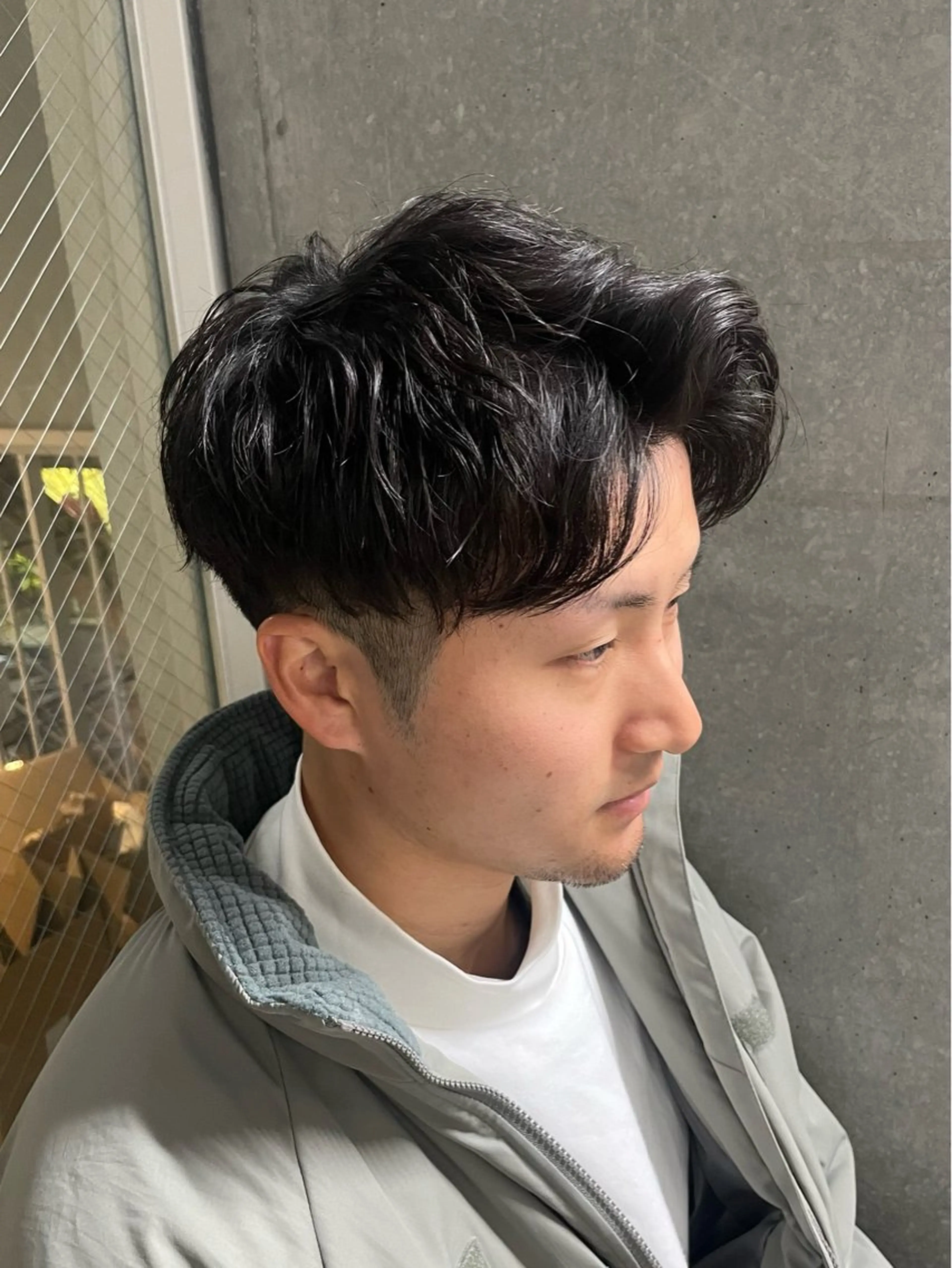 パーマ メンズ カット パーマ トリートメント ヘッドスパ ヘアセット メンズモテパーマ💙 fuwaのヘアスタイル