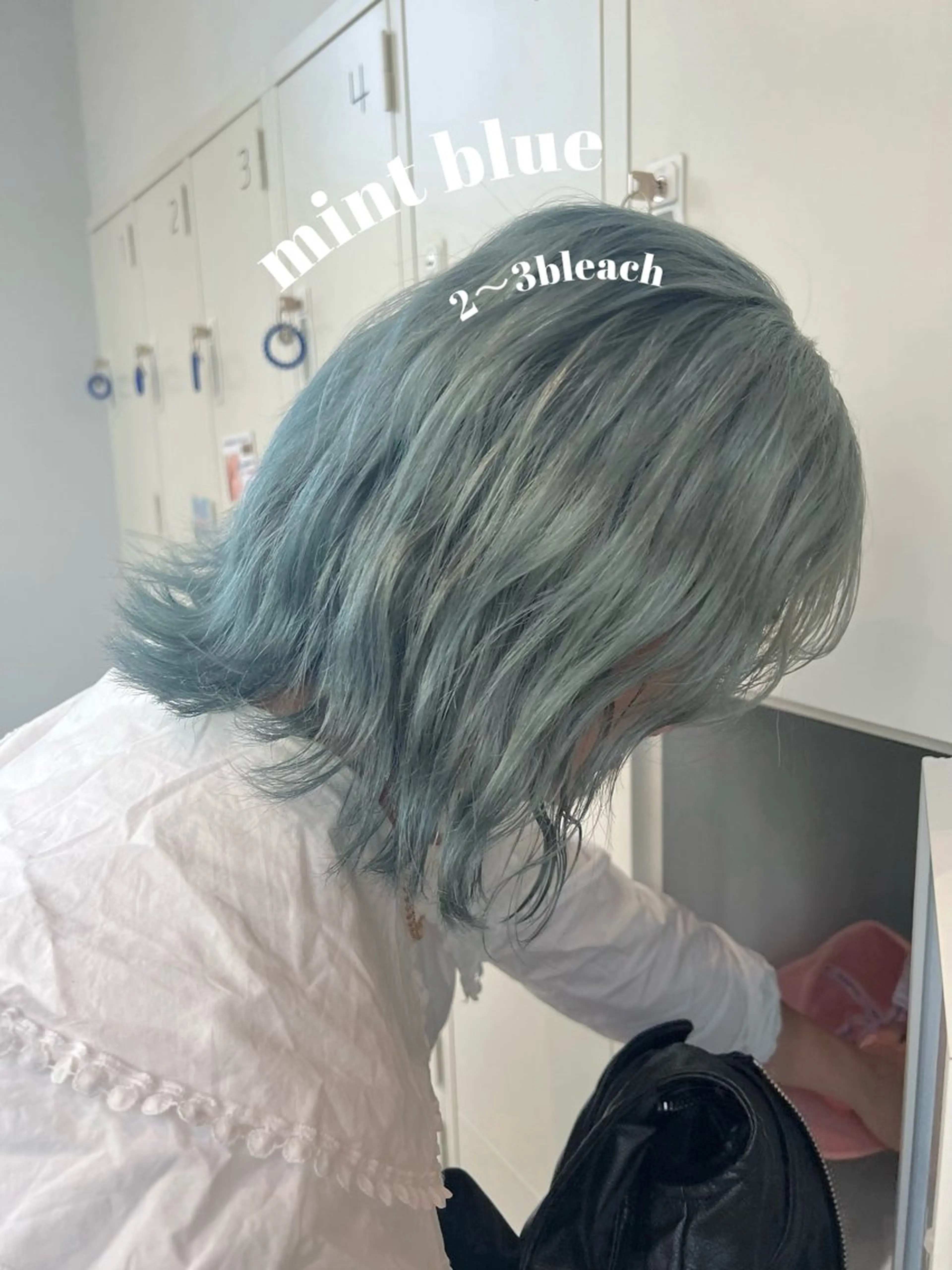 ミディアム カラー ブリーチ ケアブリーチ ヘアカラー Kana 🍋 ハイトーン【高円寺】のヘアスタイル