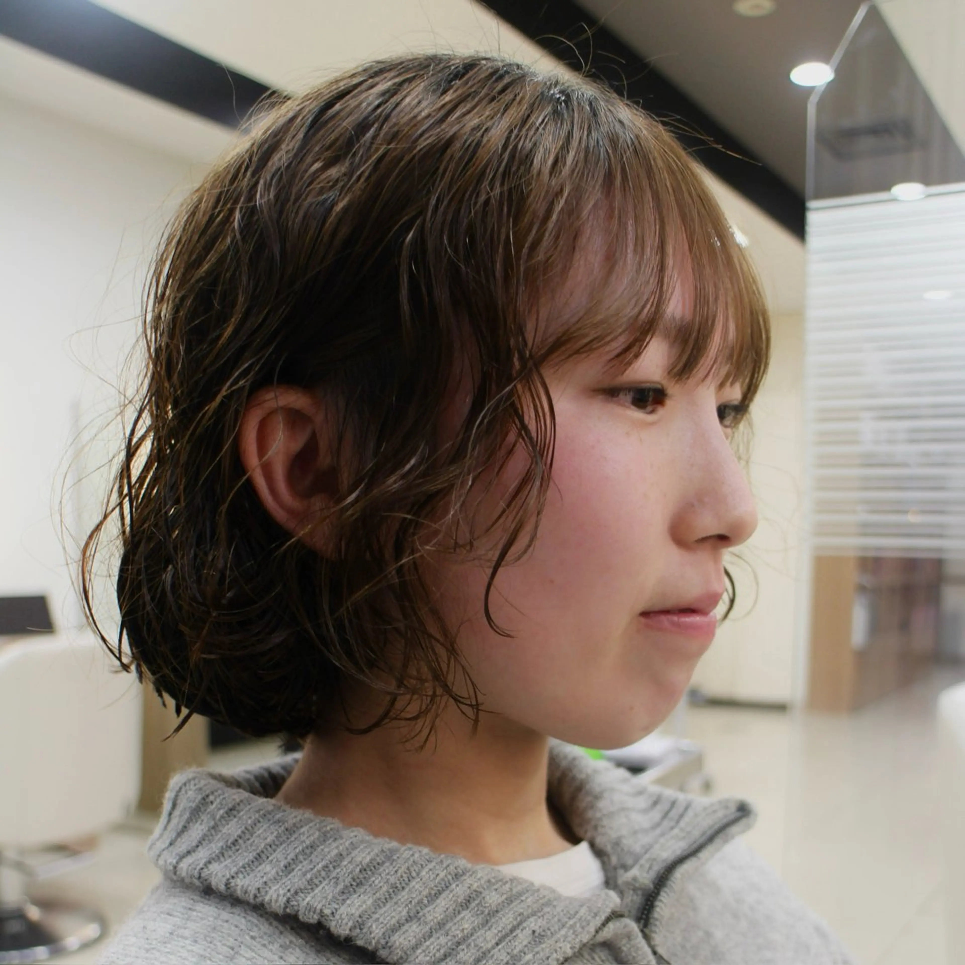 ショート パーマ カーリーパーマ/ 透明ｶﾗｰ/MIKUのヘアスタイル