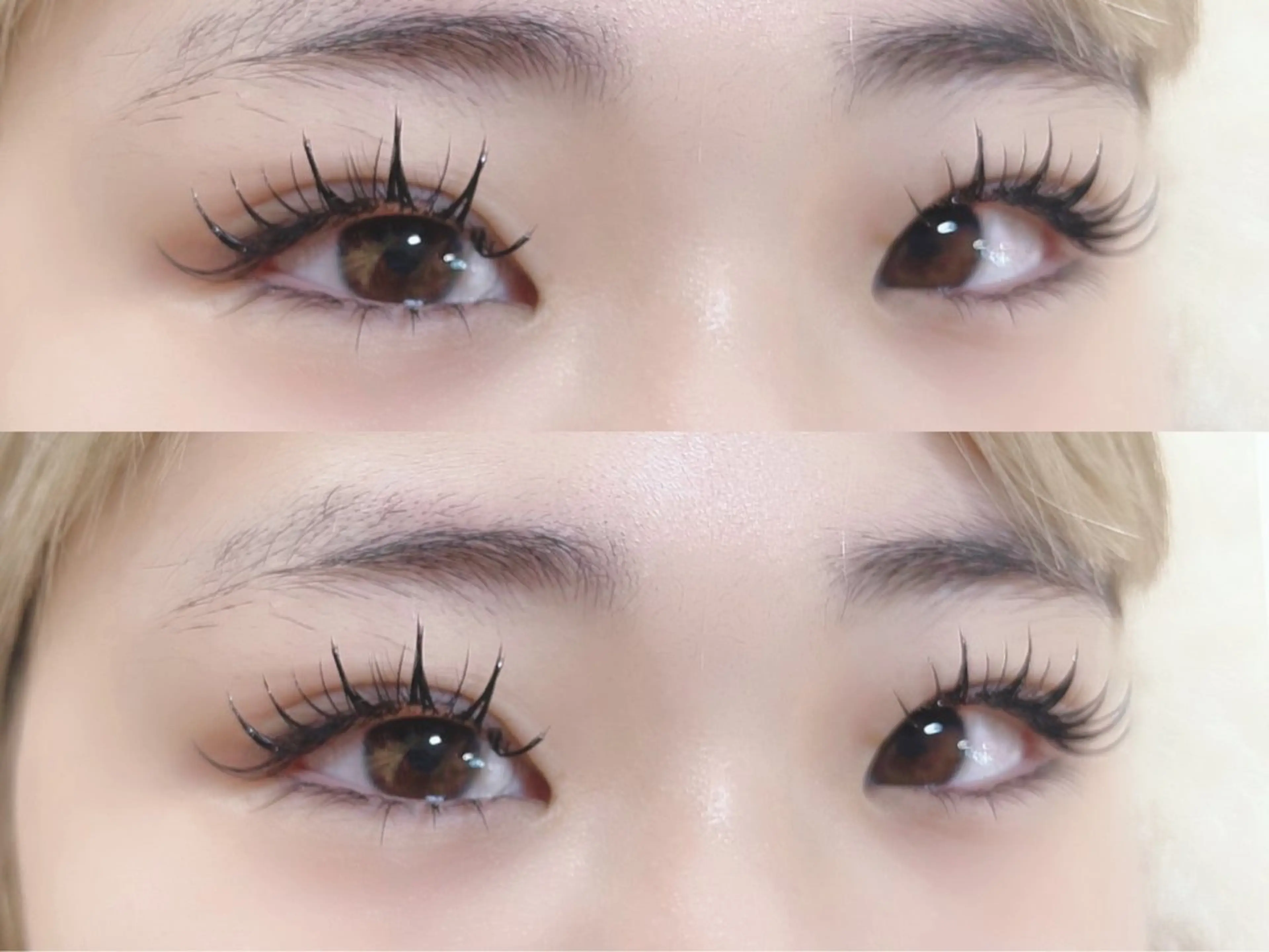 マツエク・マツパ 付け放題 バインドロック 束感まつ毛 フラットラッシュ パリジェンヌラッシュリフト マツエク オーロラ所属・AURORA RINAのマツエク・マツパデザイン