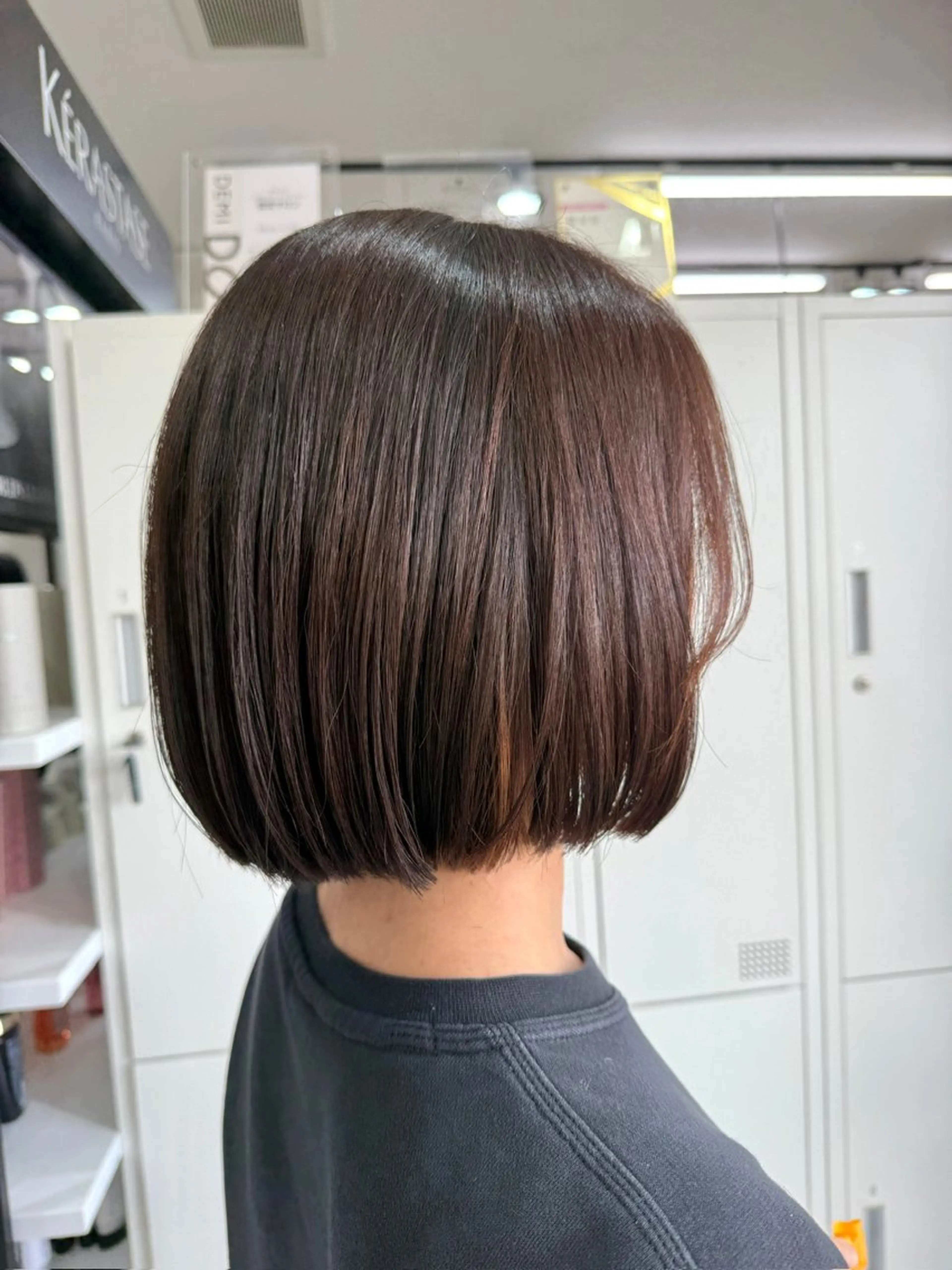 ショート カラー ブラウンカラー ナチュラルブラウン ボブ GRANDEUR natsukiのヘアスタイル