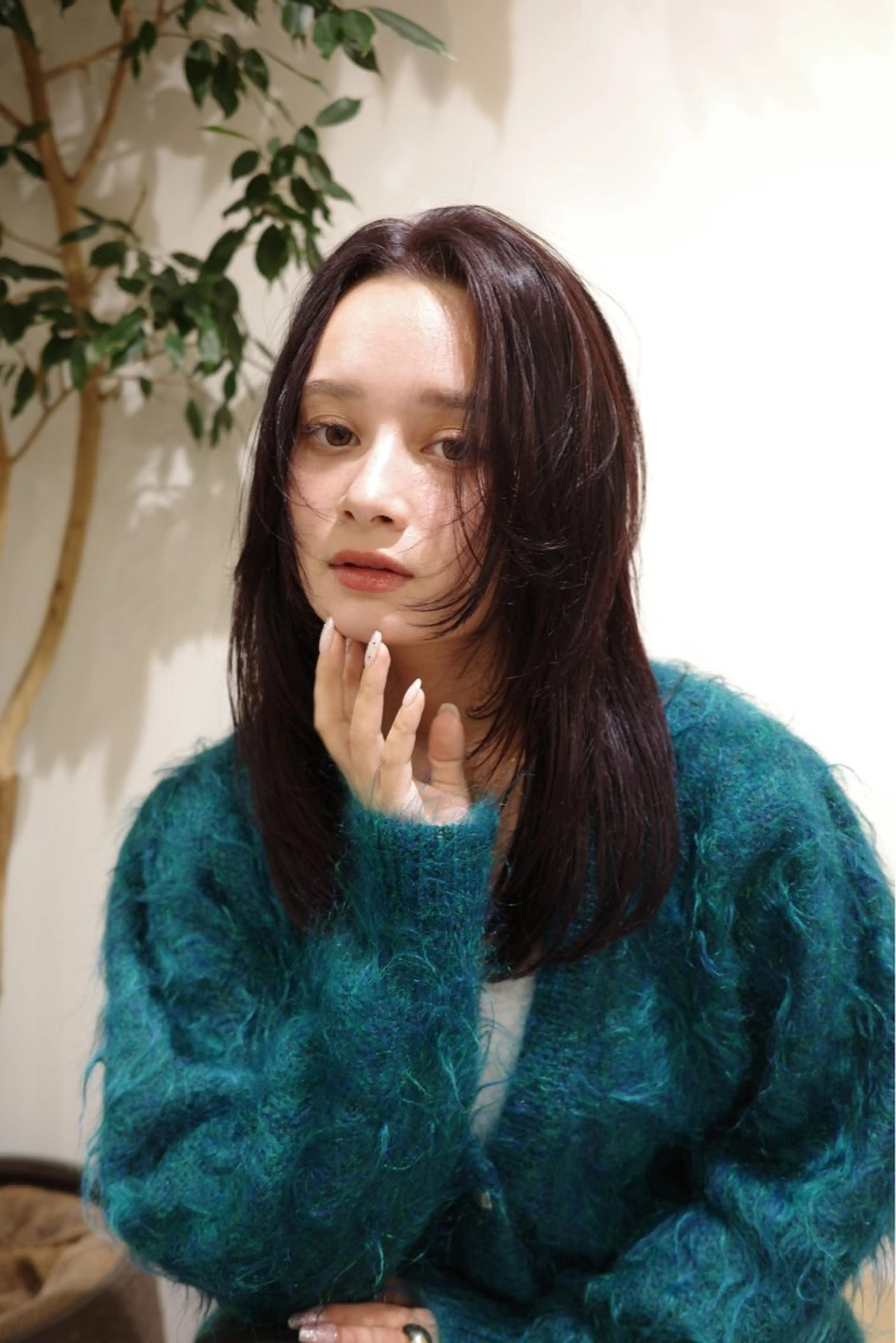 ミディアム カラー 🌀渋谷ボブパーマ 🌀河野瑠太のヘアスタイル