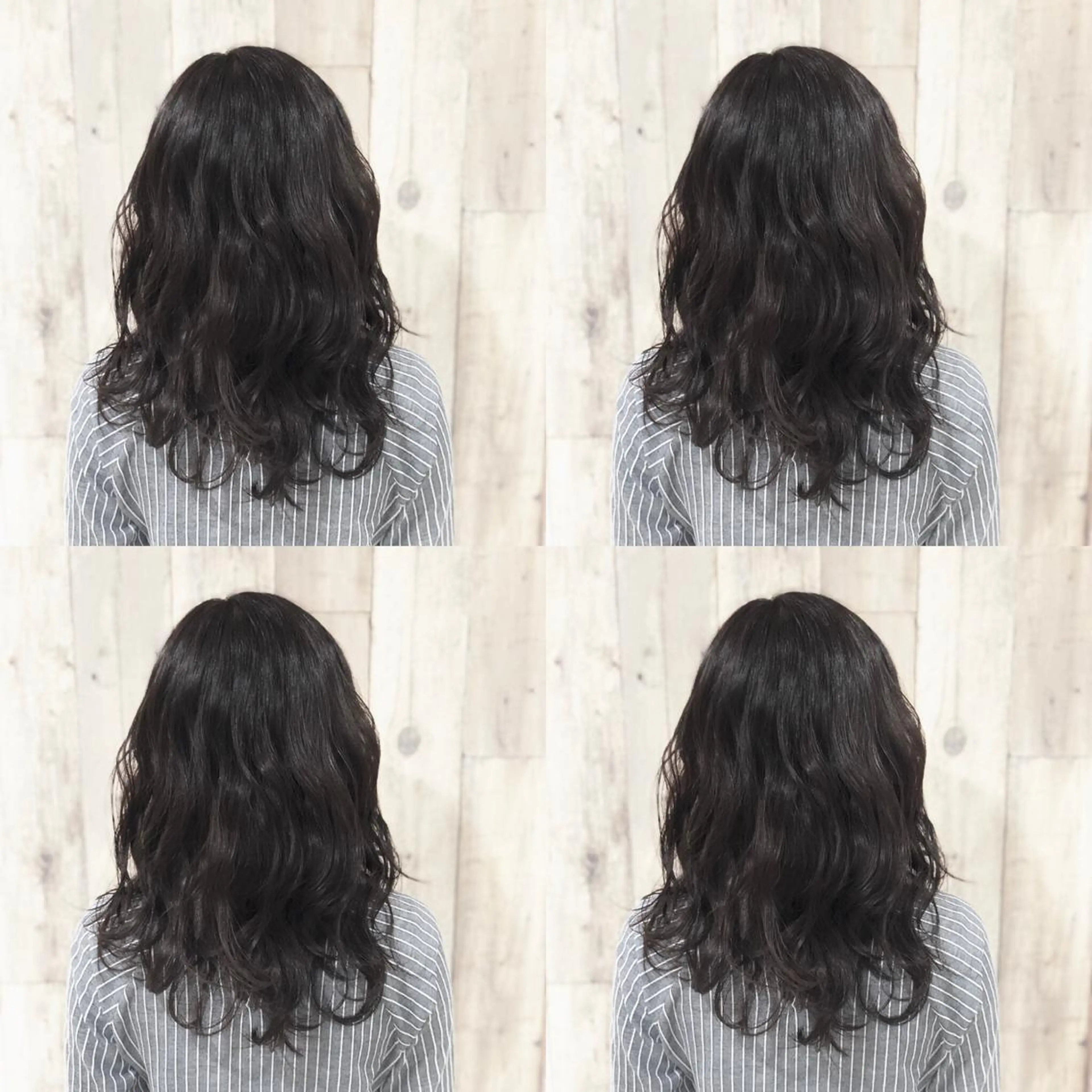 セミロング アッシュ アッシュブラウン 必ず笑顔で帰っていた だきます！安田祐貴のヘアスタイル