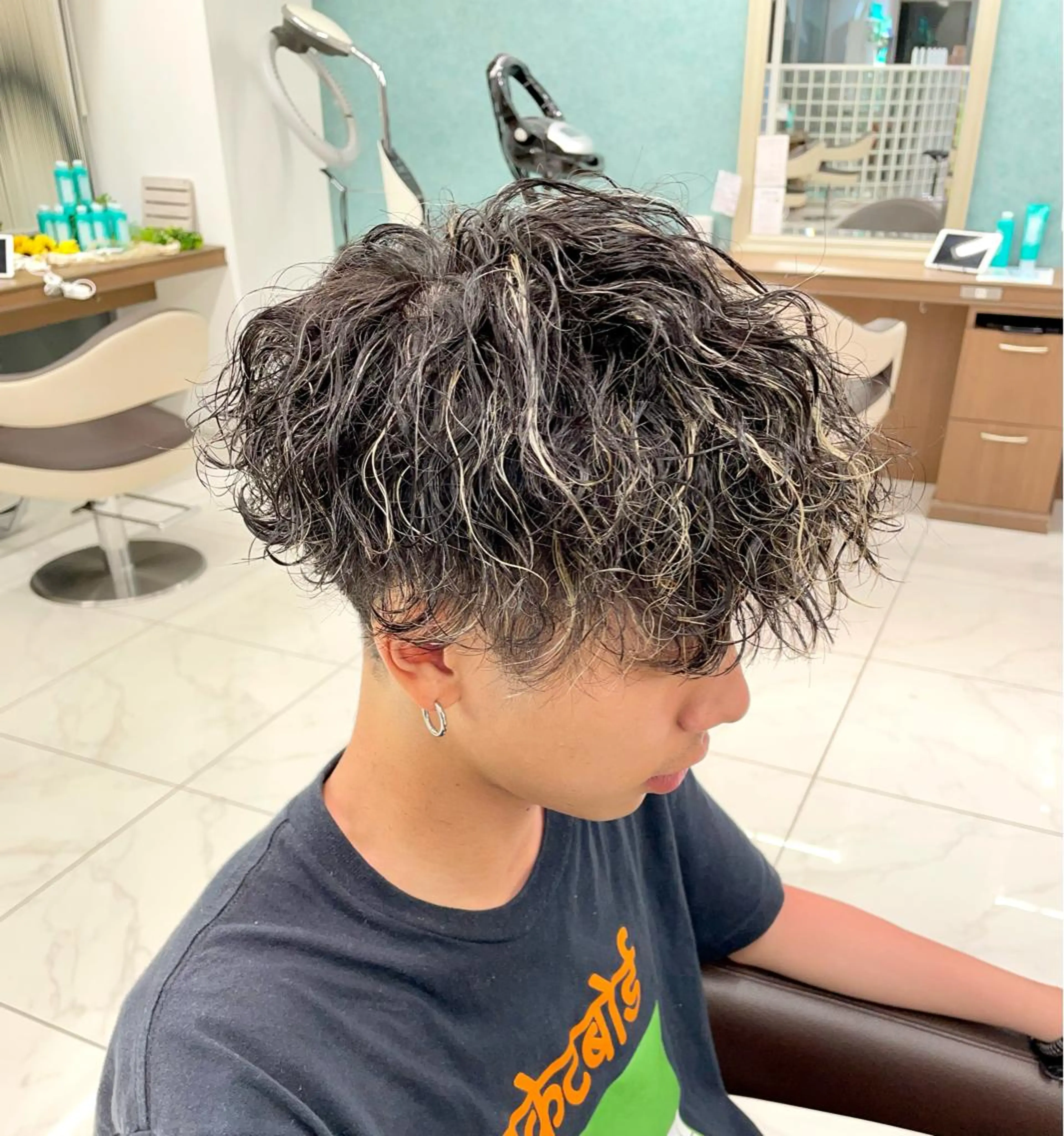カラー パーマ メンズ カット ヘアカラー パーマ 【メンズ特化】 池田大成✂︎のヘアスタイル