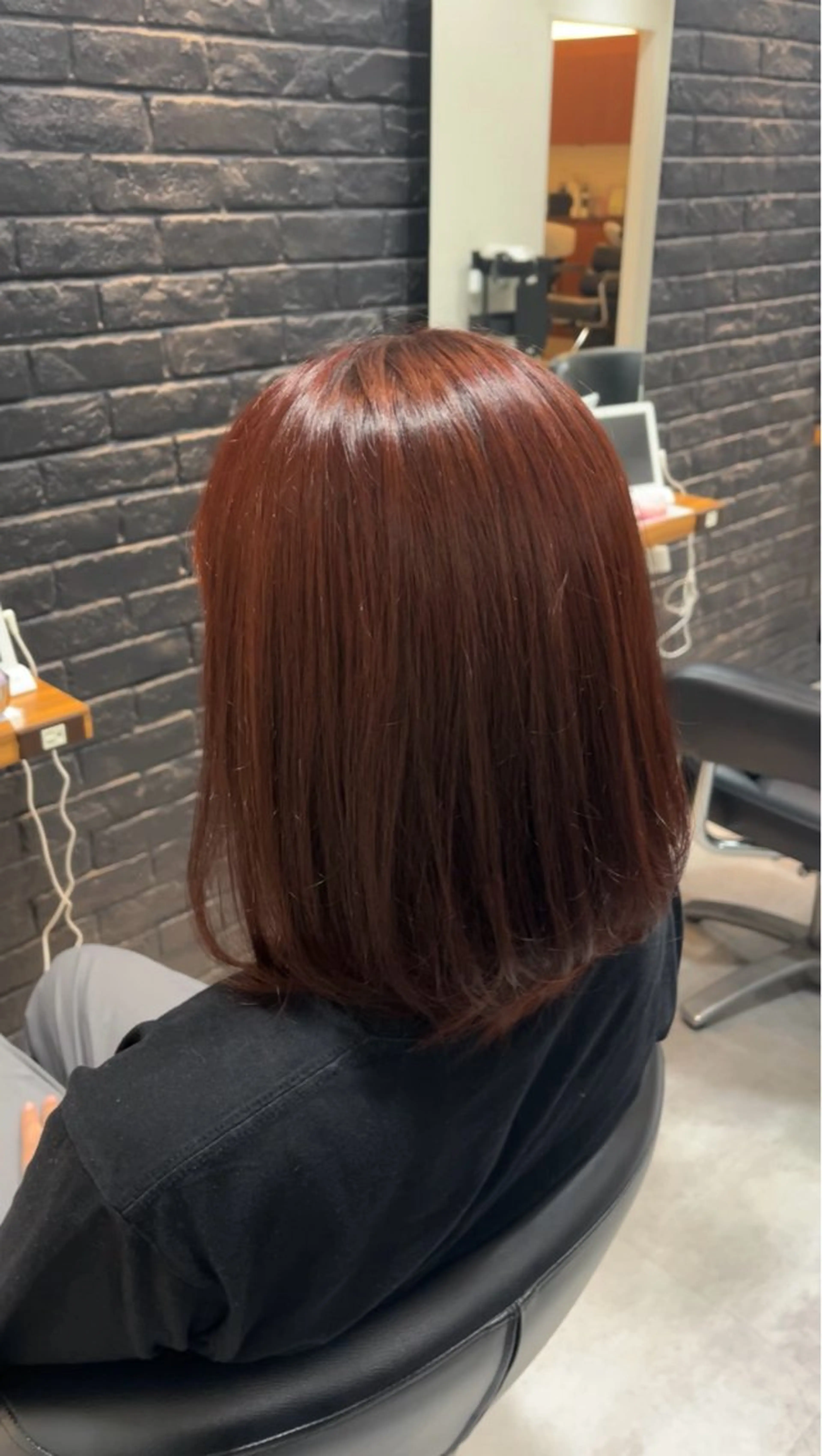 カラー ブリーチ ブリーチなしカラー レッドカラー ブリーチカラー 🦋RANA🦋のヘアスタイル