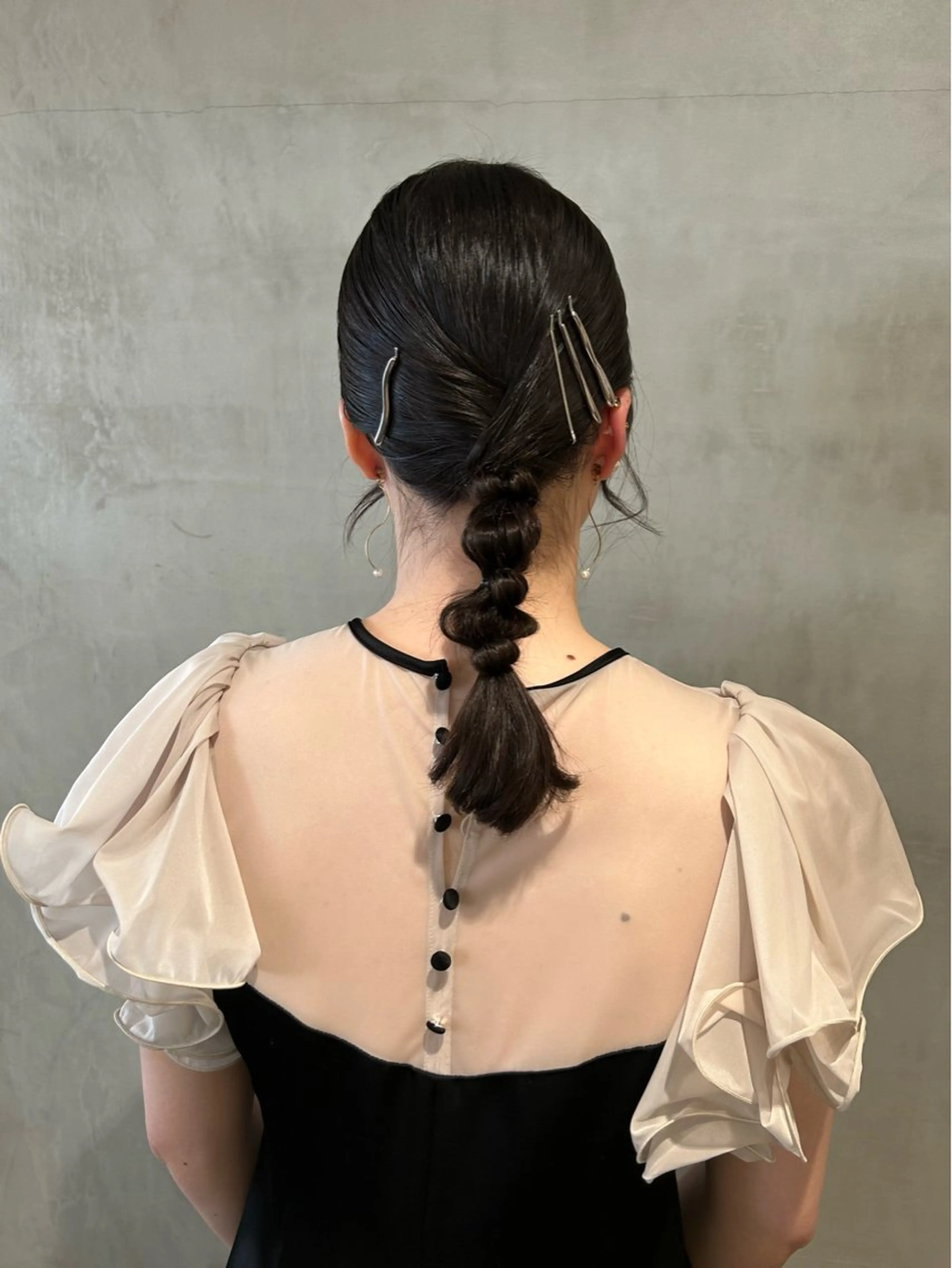 セミロング ヘアアレンジ タナカ カナ🫧のヘアスタイル