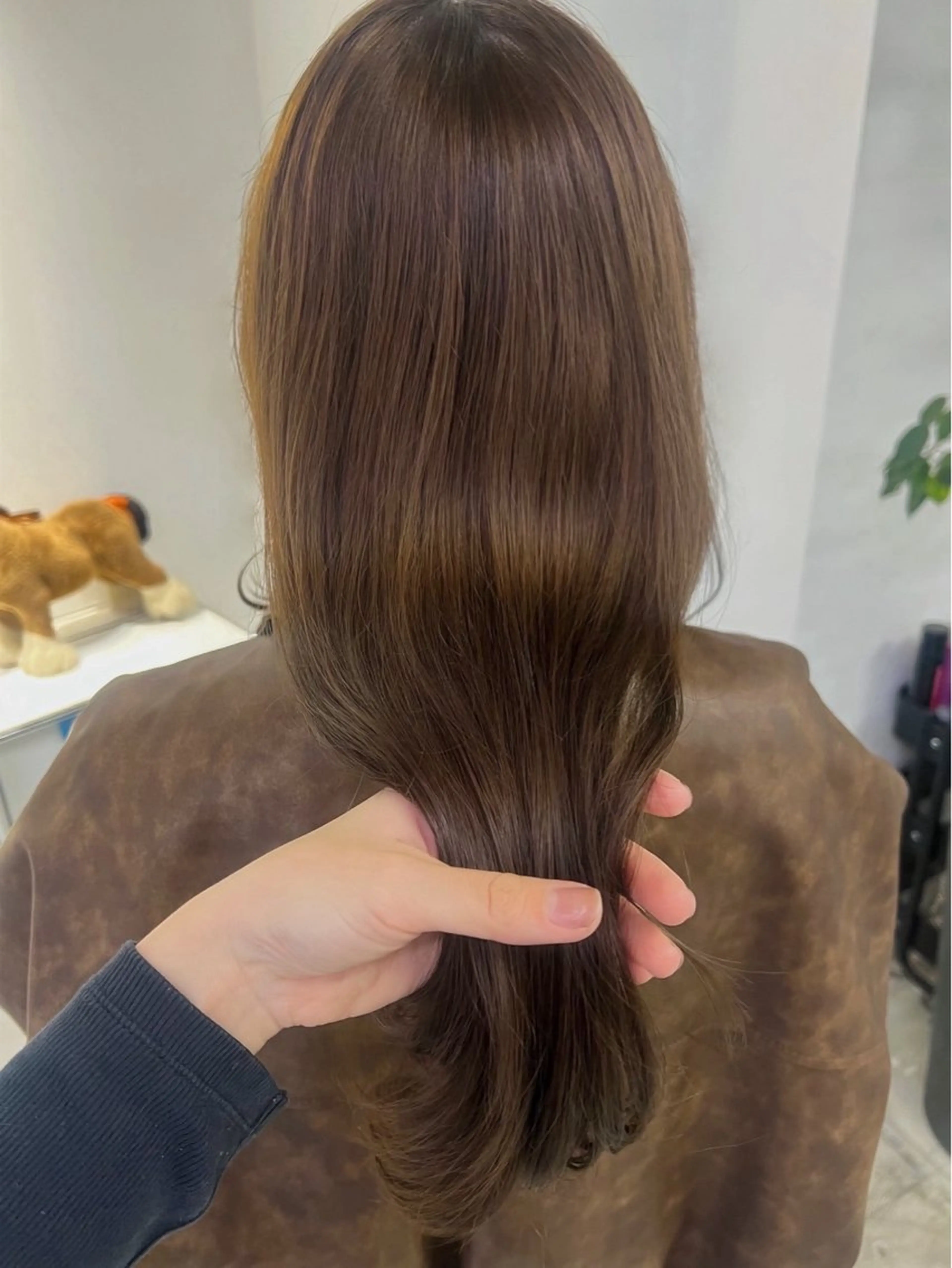 ロング カラー ベージュカラー 透明感カラー ヘアカラー ここね/透明感 カラー/ナチュラルのヘアスタイル