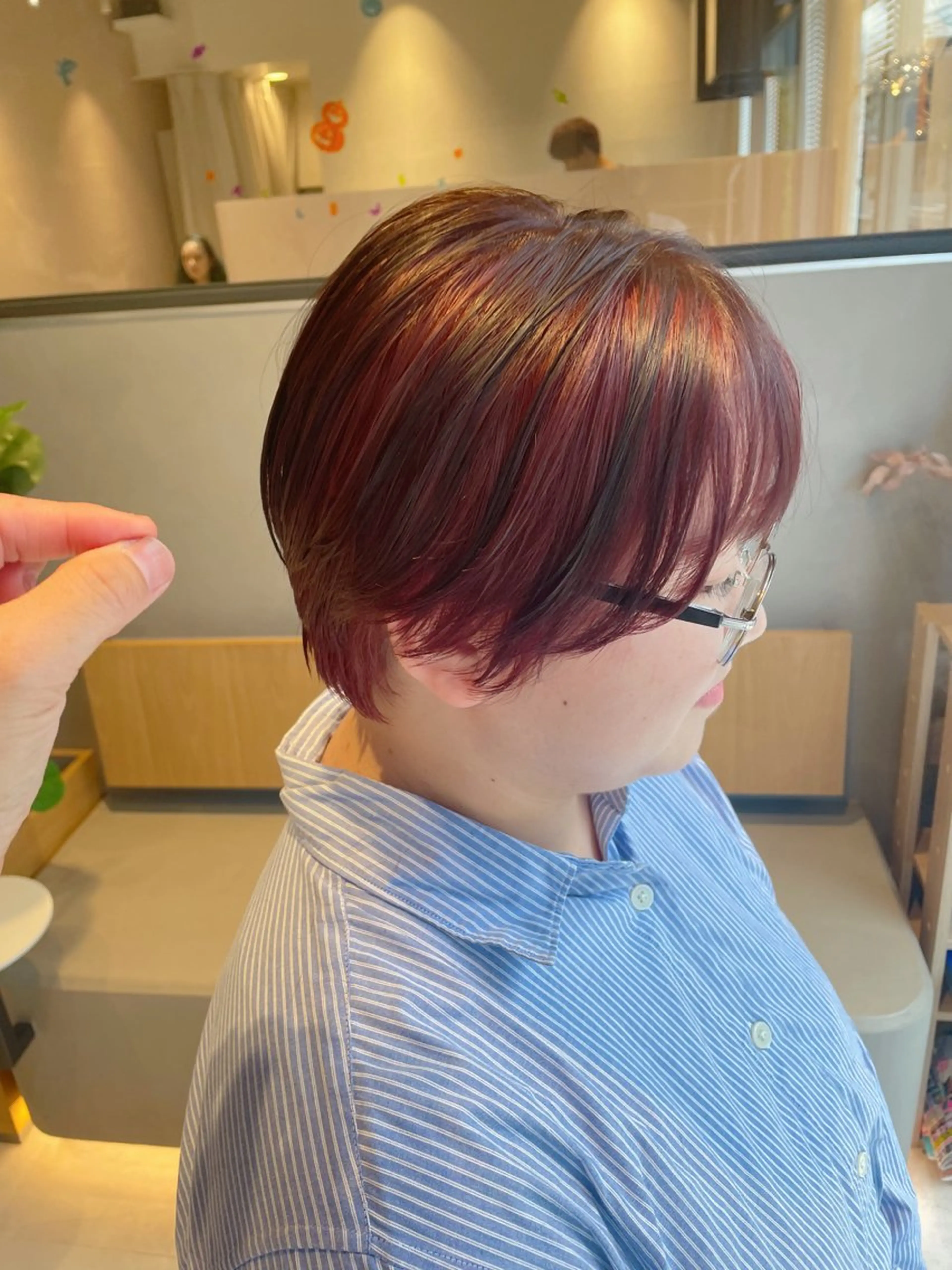 ショート カット ヘアカラー トリートメント Le rond吹田店のヘアスタイル