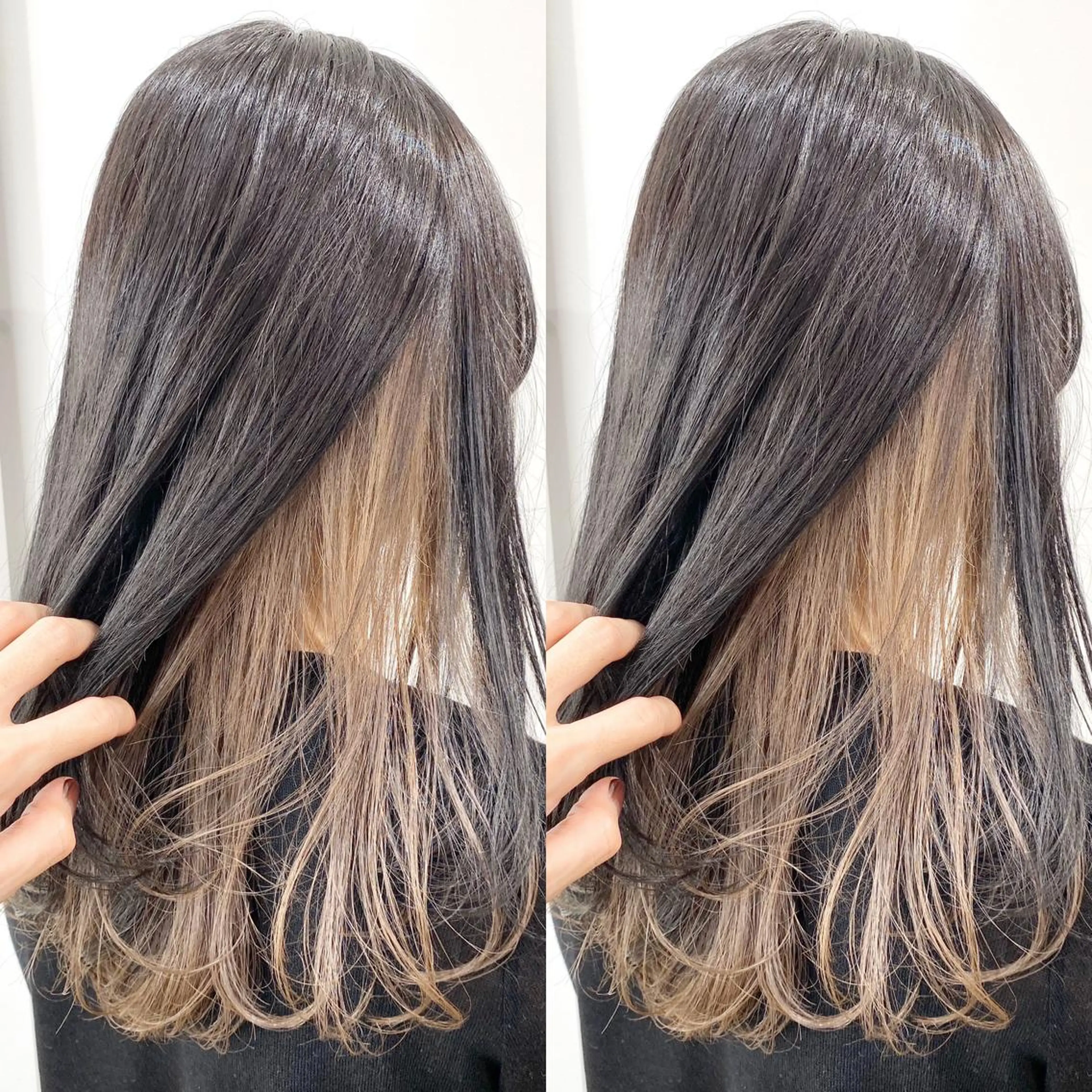 ミディアム カラー 🌙HIZUKI🌙 ハイトーン 艶髪のヘアスタイル