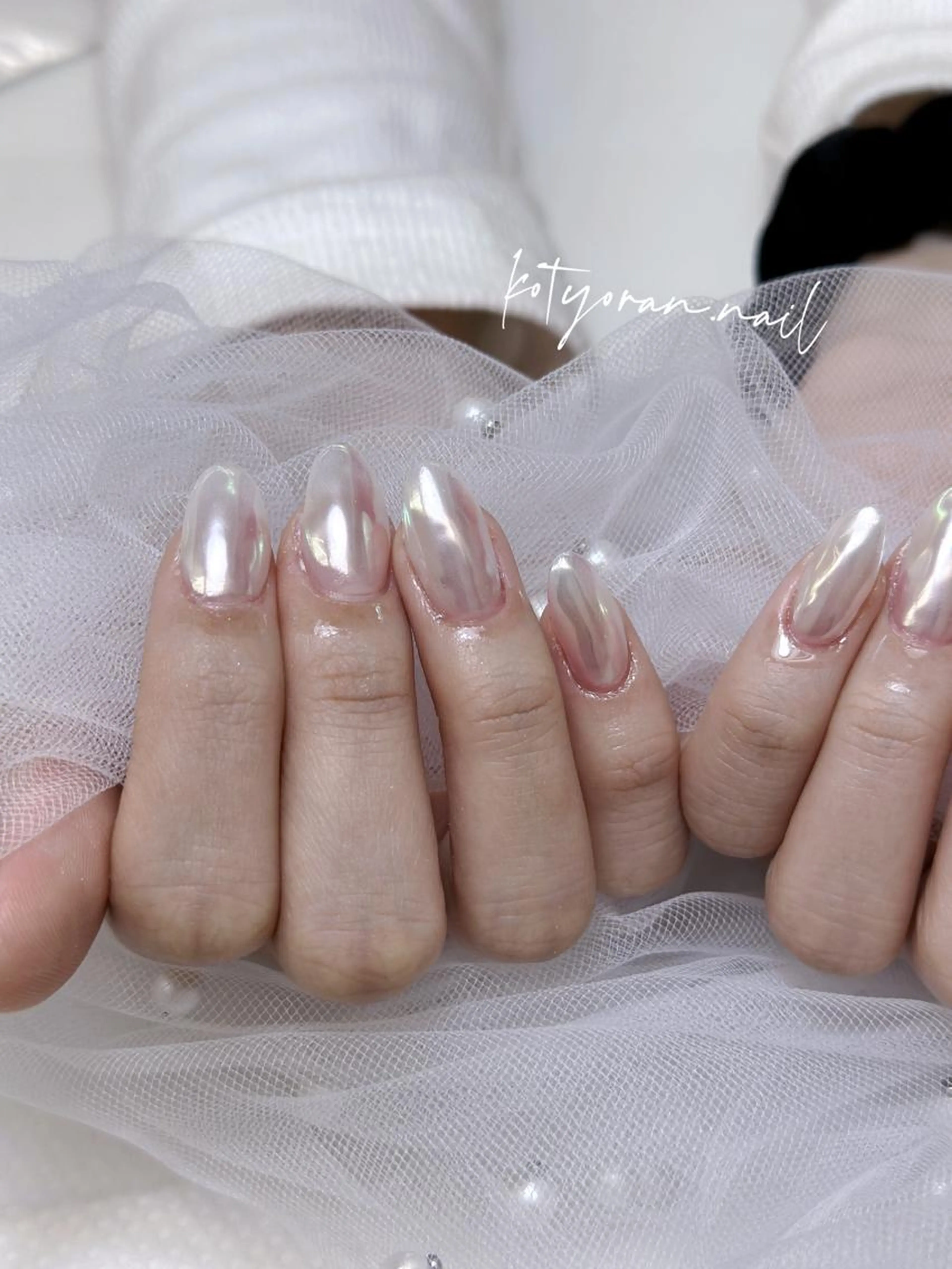 【チップ長さ出し】オーロラ／ミラーの写真