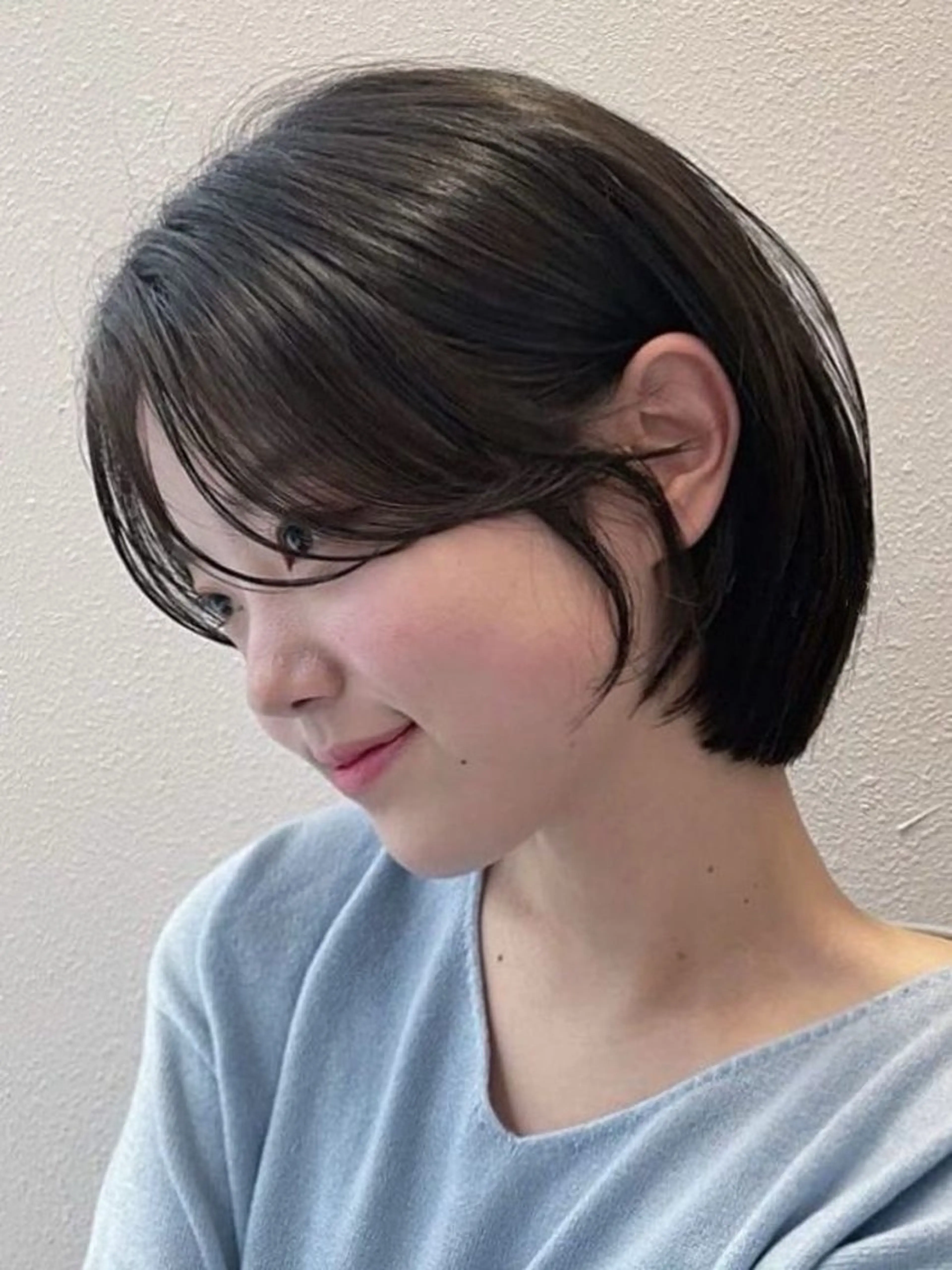 ショート ショートボブ ボブ ショートヘア カット トリートメント 似合わせカット/ 顔周りカット/まりなのヘアスタイル