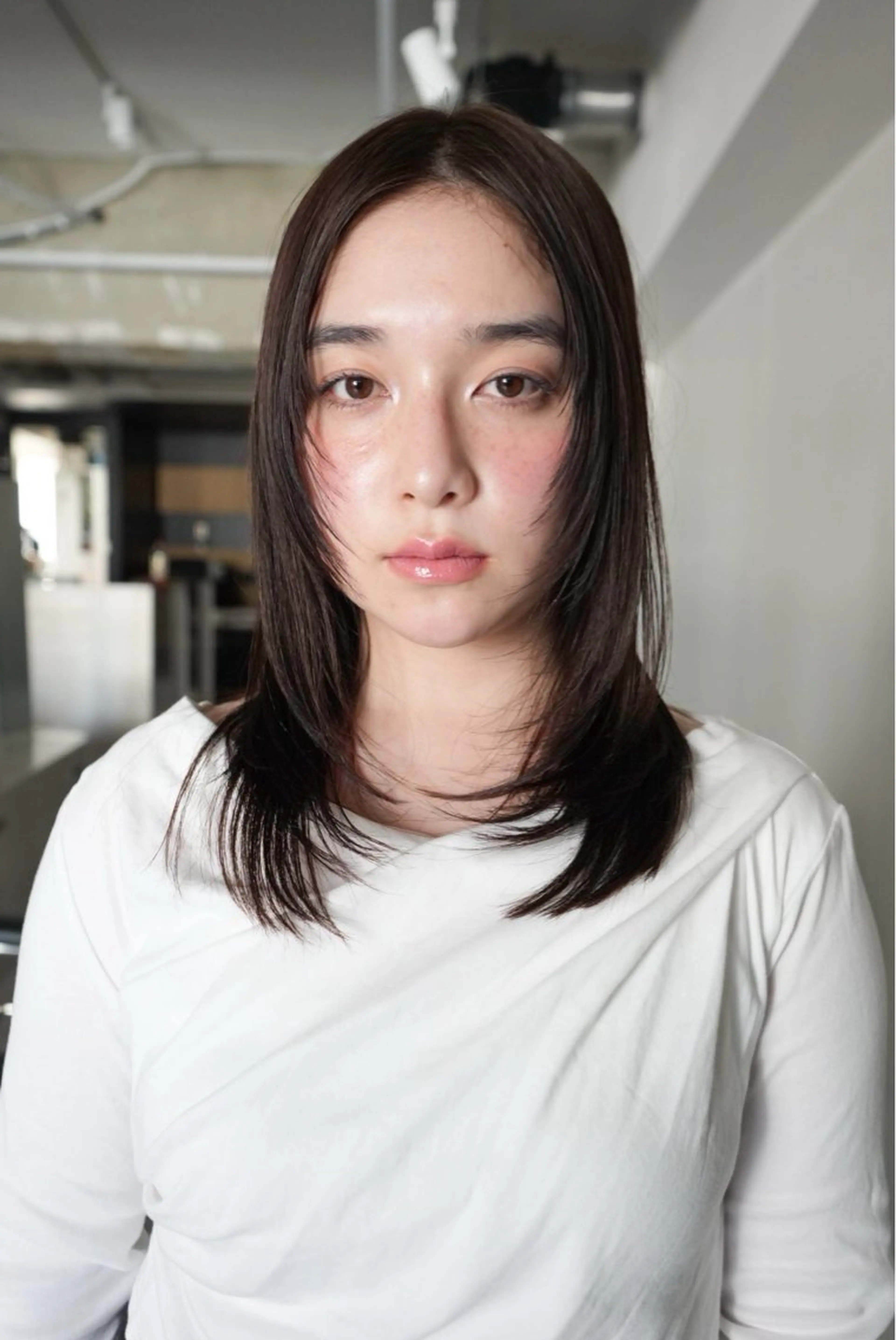 ロング 市原亮/塩釜口/ ツイスパ/波巻きのヘアスタイル