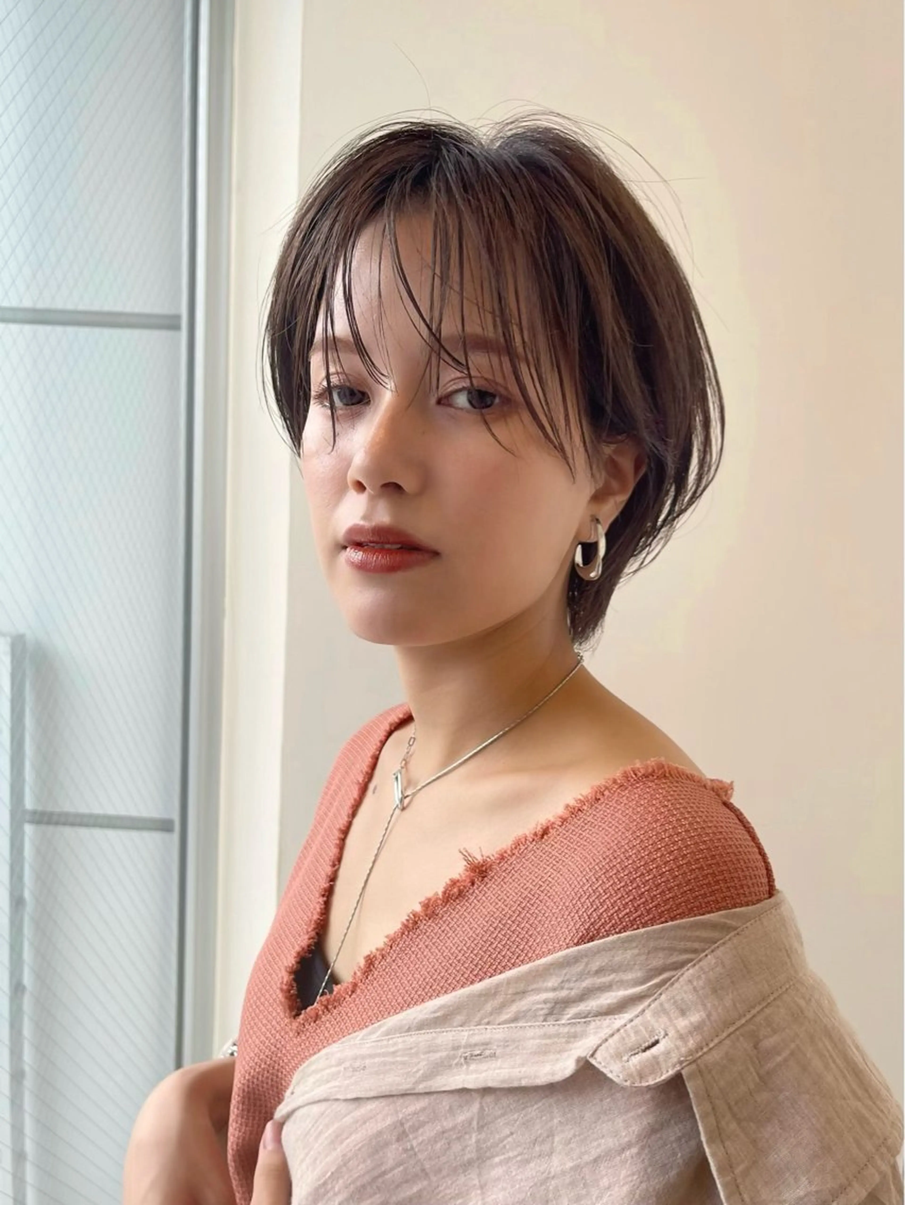 ショート 丸みショート イエローカラー 韓国風ヘア ショートヘア カット ヘアカラー トリートメント ショート・ボブ特化 mahoのその他イメージ