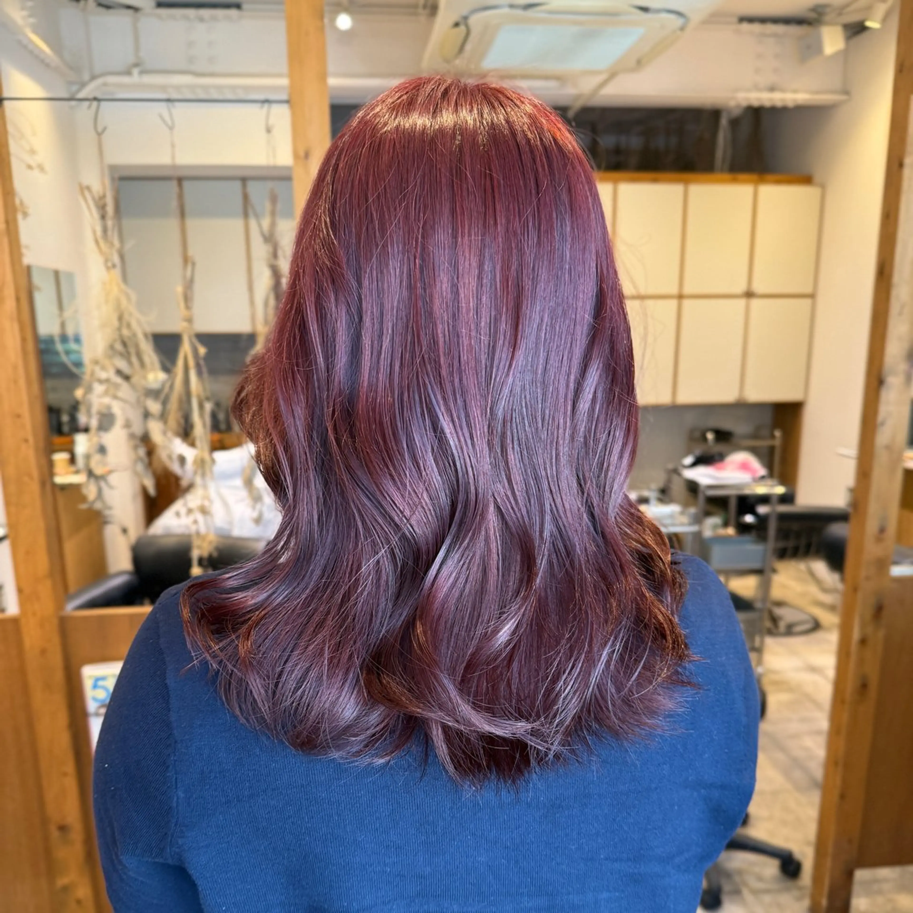 セミロング カラー ‎🤍江坂 ハヤシアヤナ‎🤍のヘアスタイル