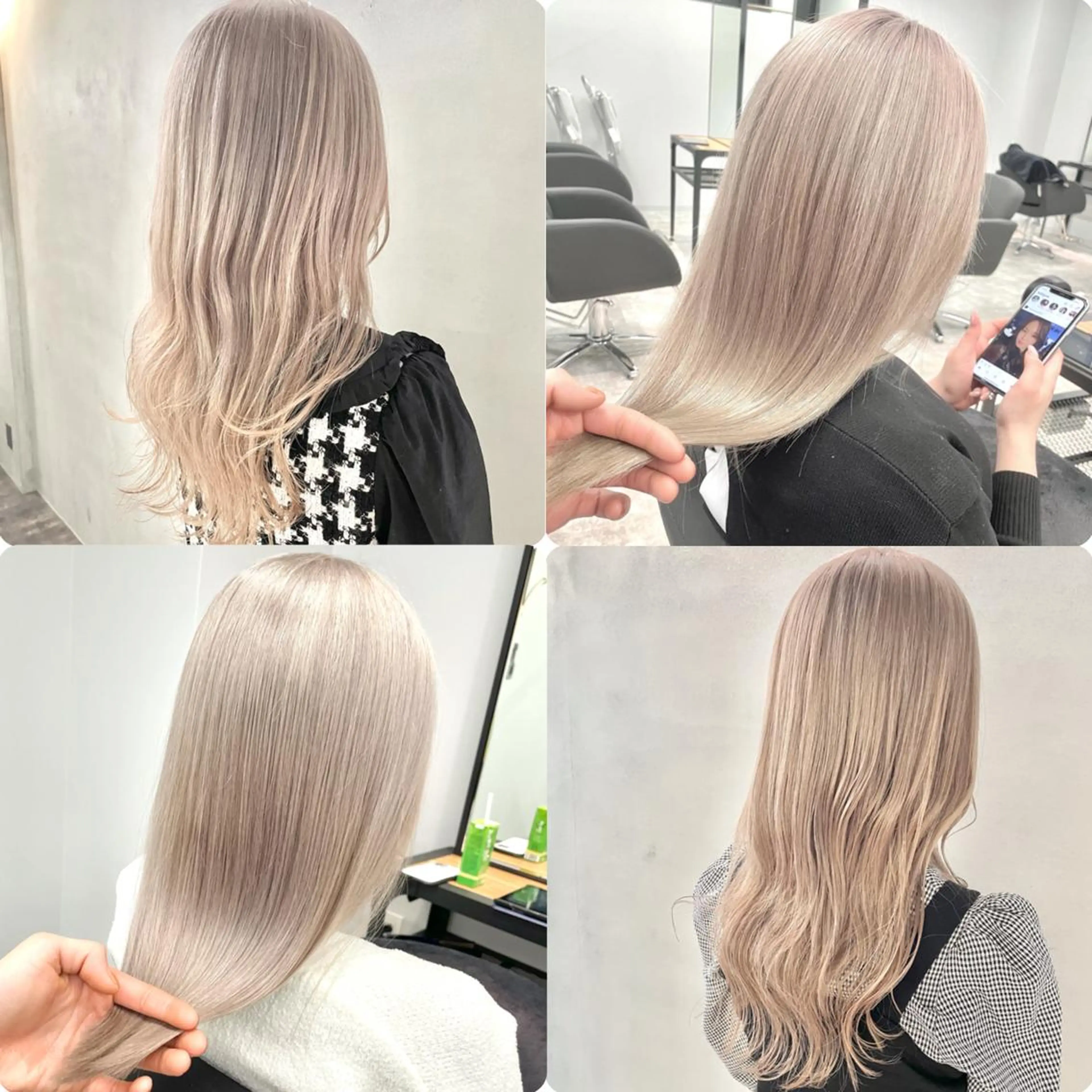 ロング カラー ブリーチ ヘアカラー トリートメント ✨ハイトーン✨ 濱田知孝のヘアスタイル