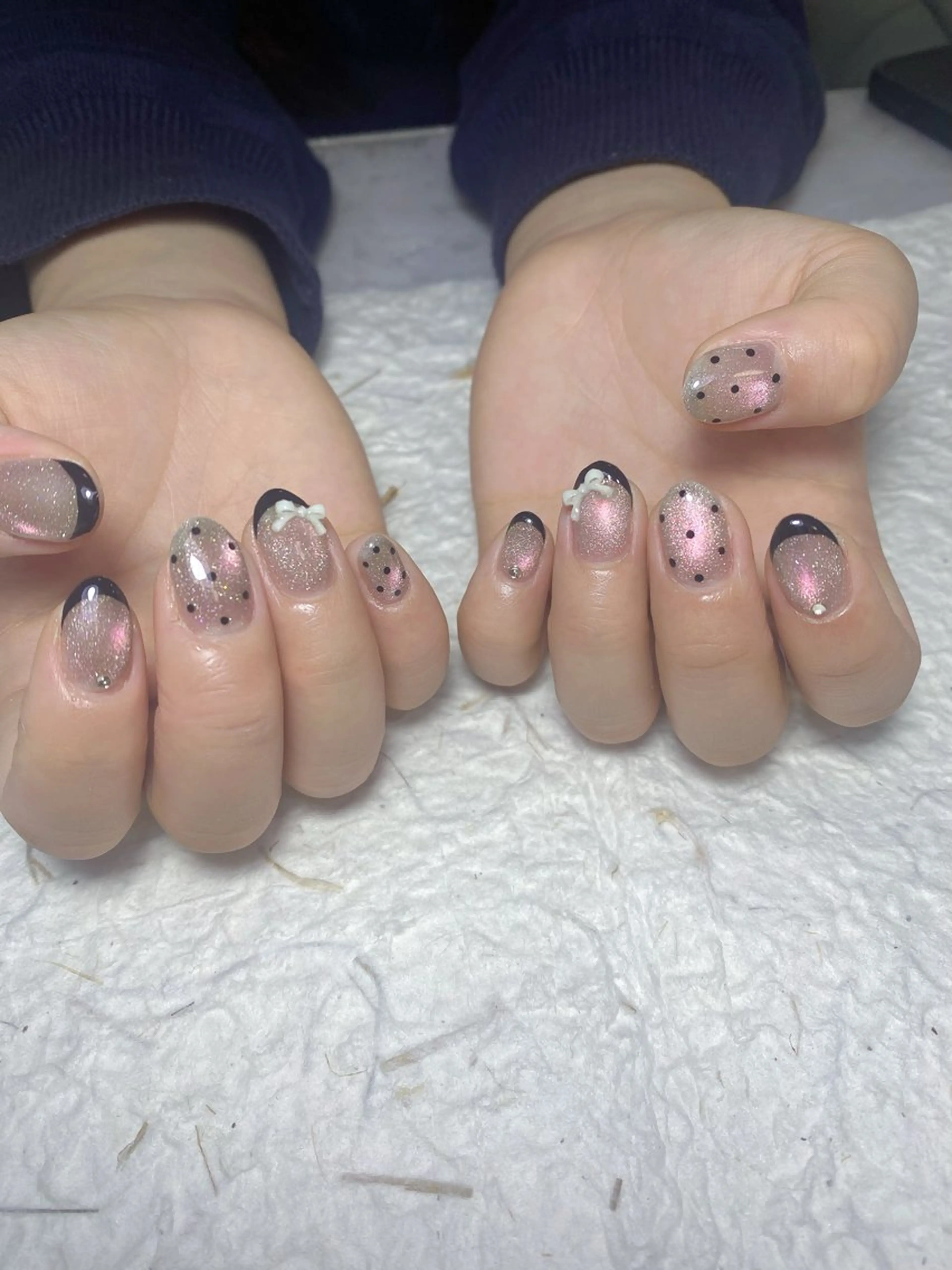 ネイル アートネイル フレンチネイル ジェルネイル グラデーション 韓国ネイル Nail Salon kihi大塚店のネイルデザイン