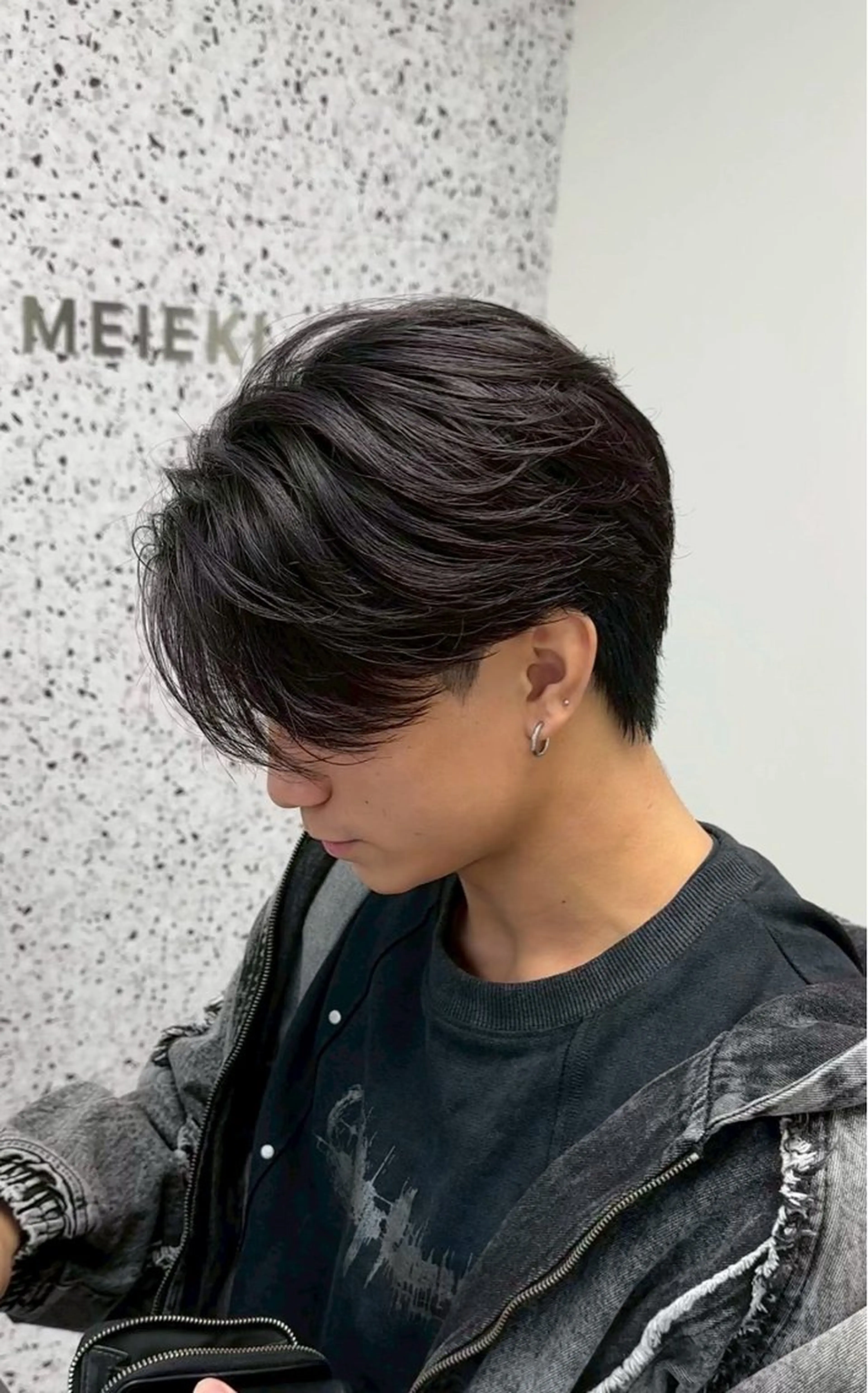 メンズニュアンスパーマ 高校生・大学生・20代の方に向けた募集になります!!の写真