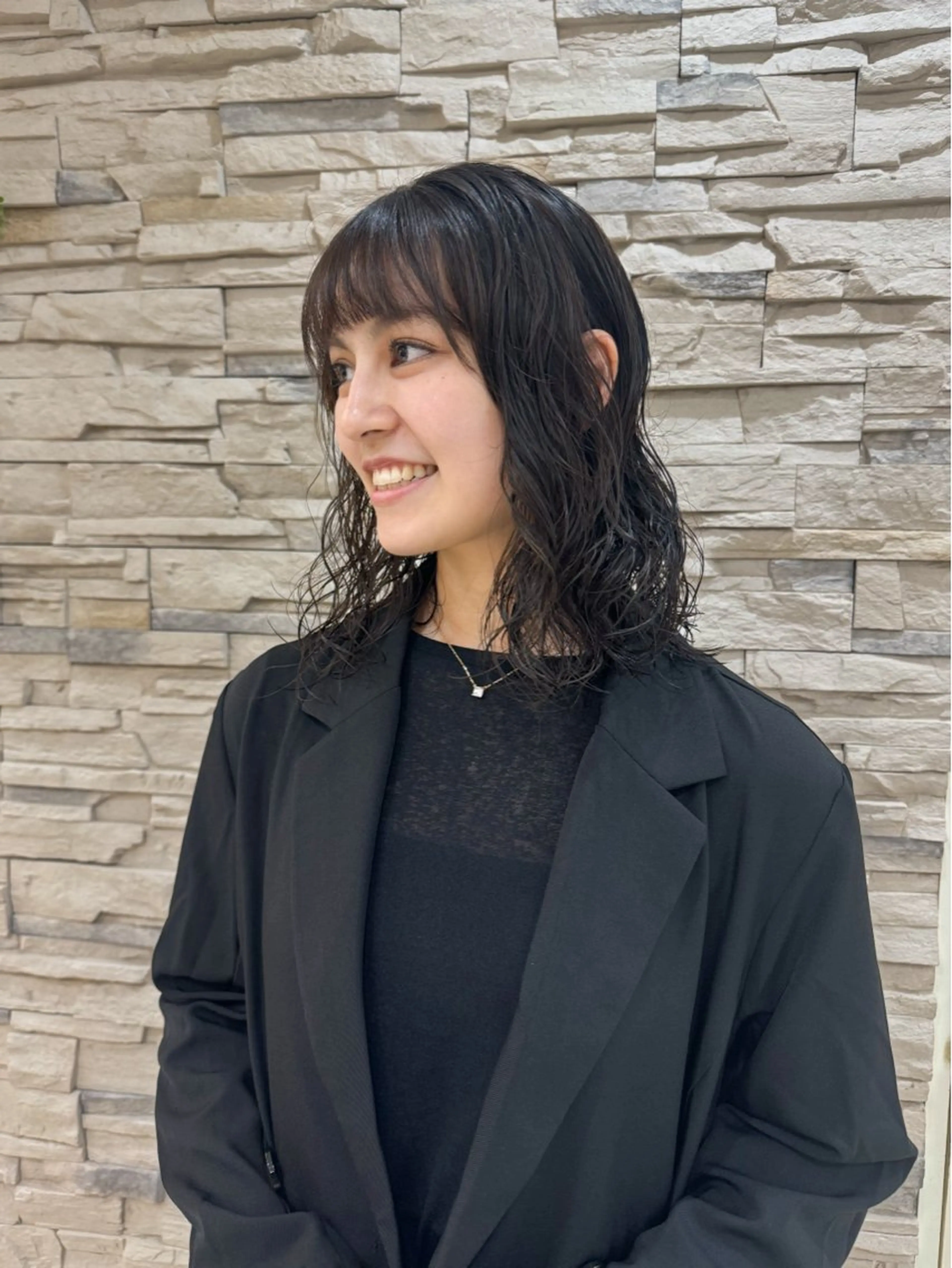 ミディアム パーマ Seeknext // Rukaのヘアスタイル