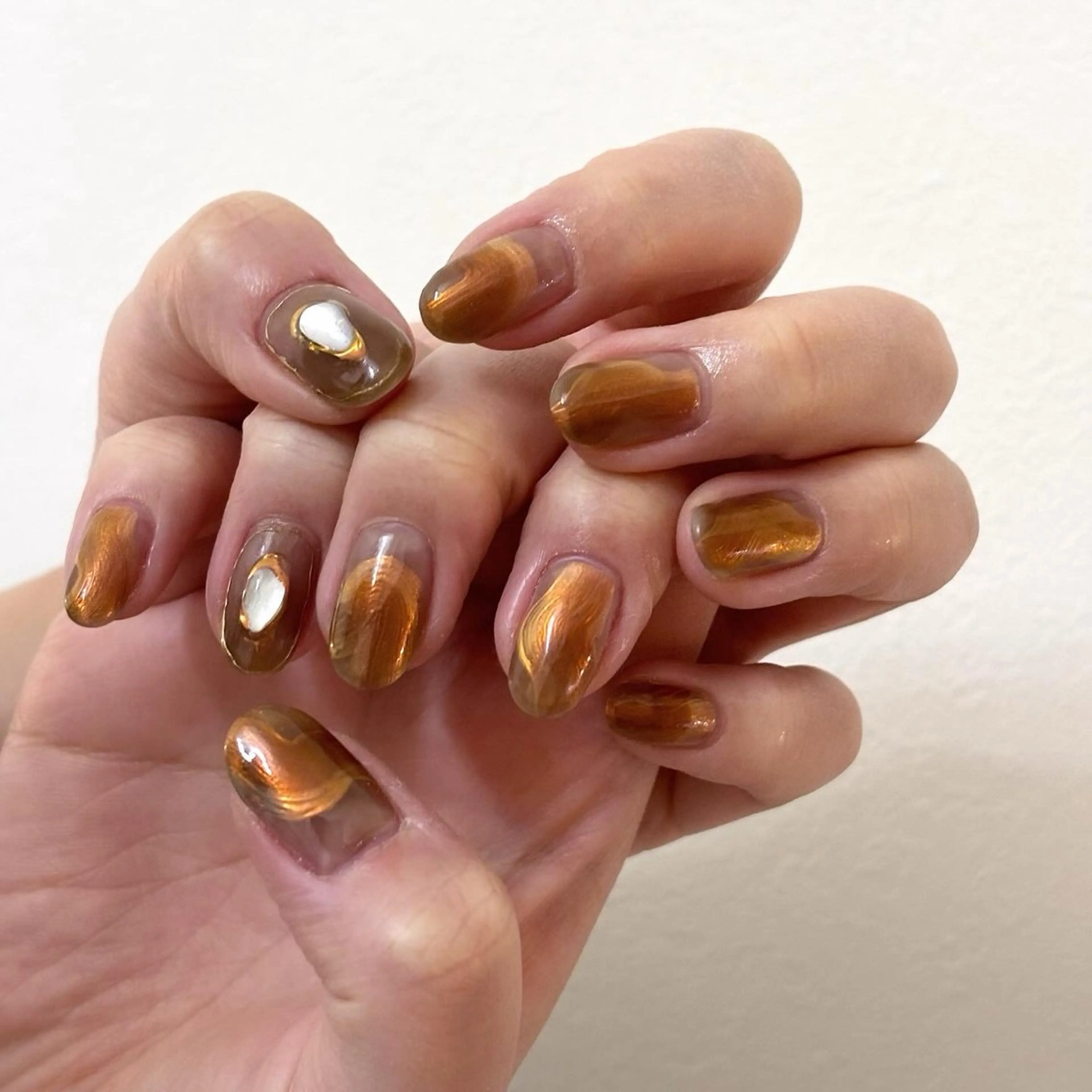 ネイル ニュアンスネイル ハンドネイル Elio 国泰寺のネイルデザイン