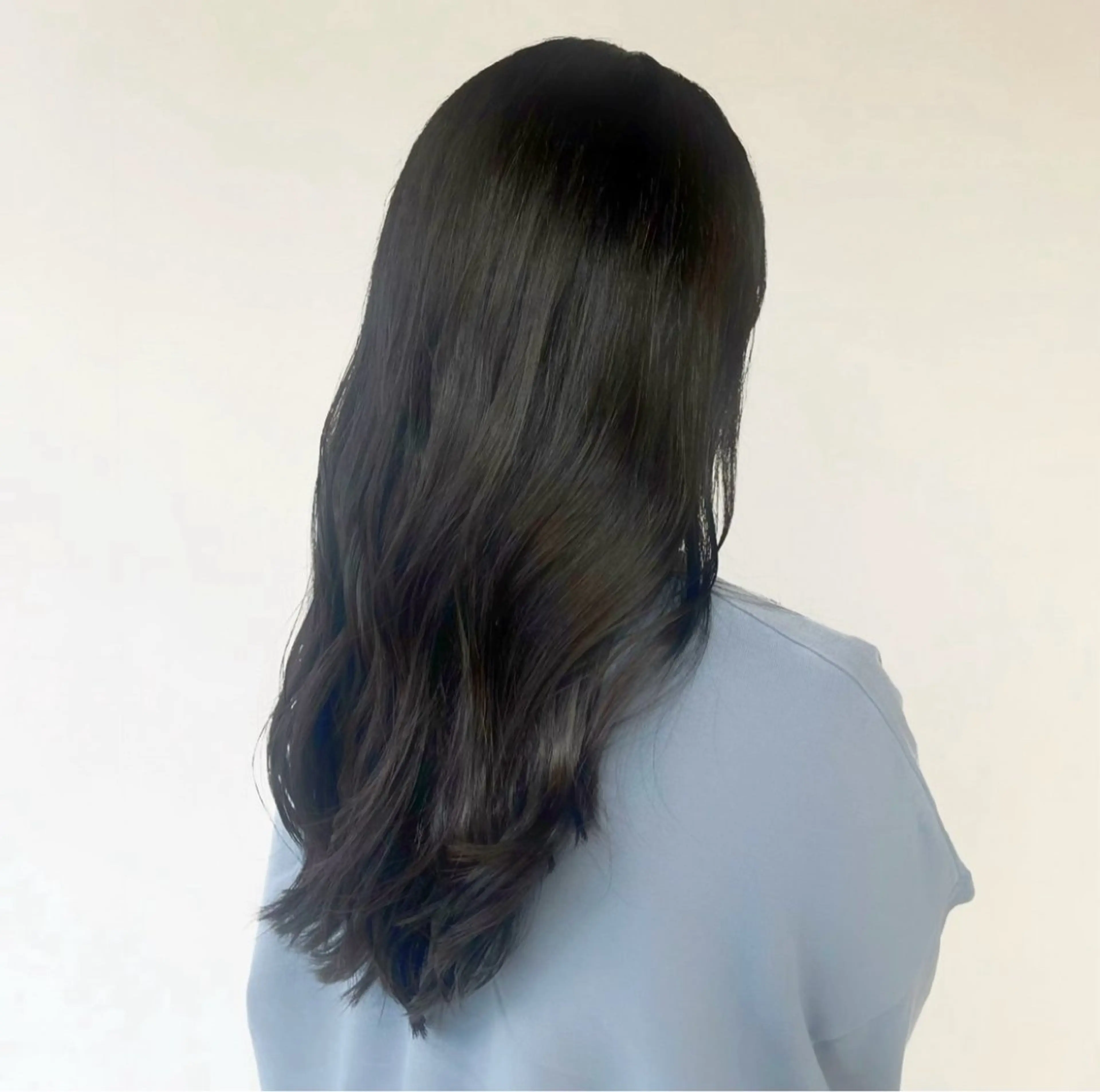 ロング カット パーマ コテ巻きパーマ/ 韓国レイヤー/なおのヘアスタイル