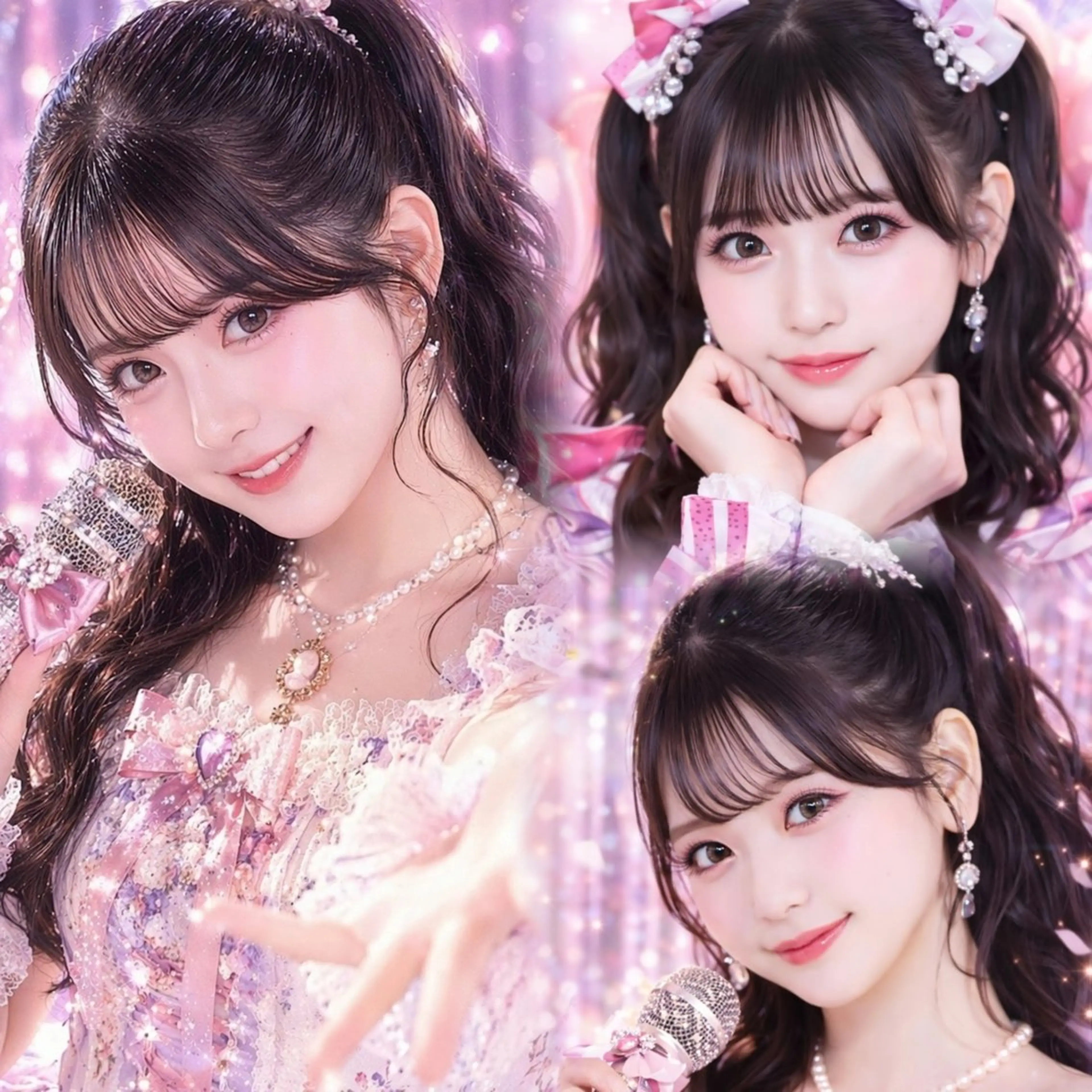 ロング ヘアカラー 💖アイドル前髪/韓 国/美髪/小原幹太のヘアスタイル