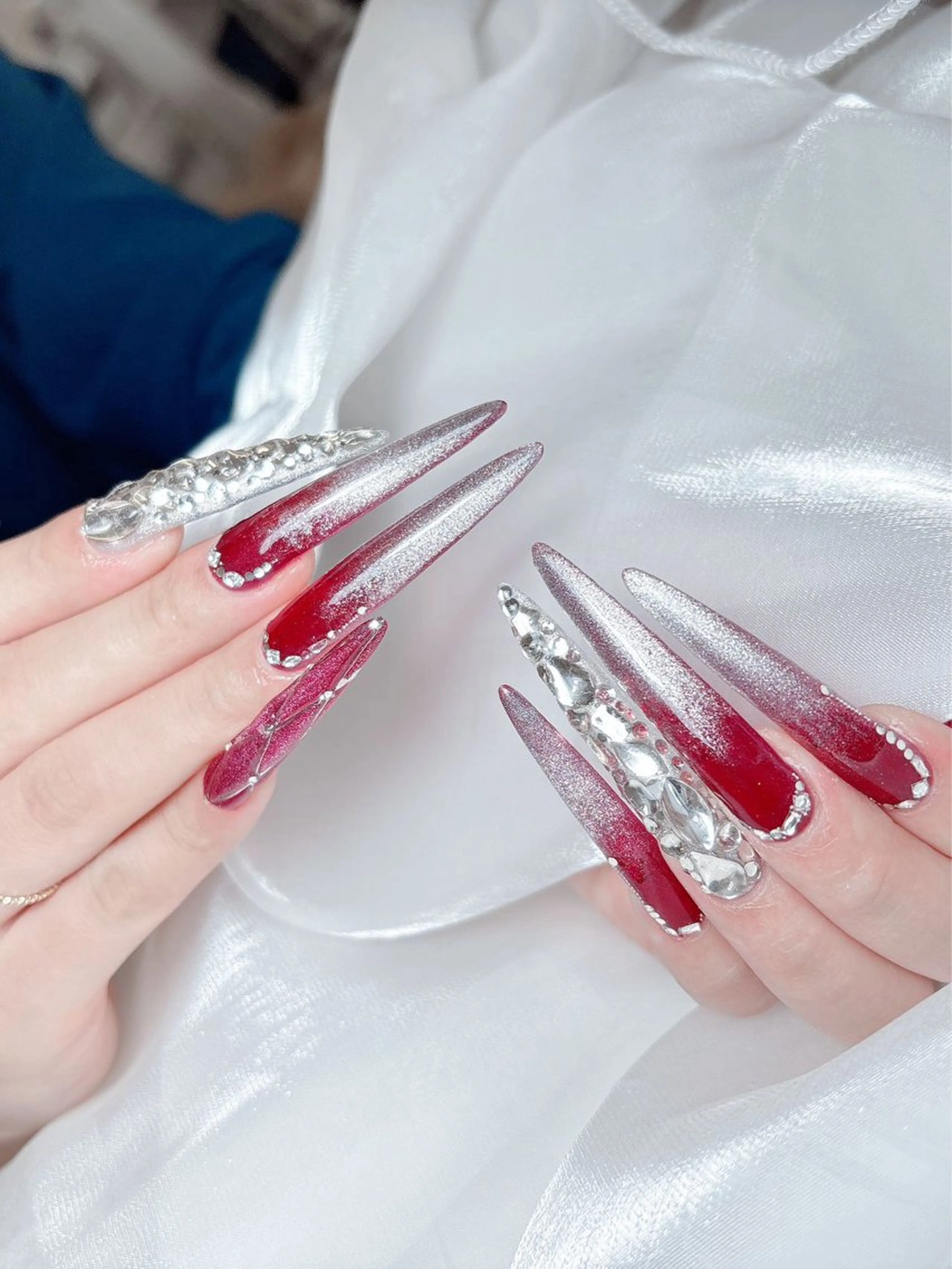 ネイル ハンドネイル M🌷nail 長さだし専門店のネイルデザイン