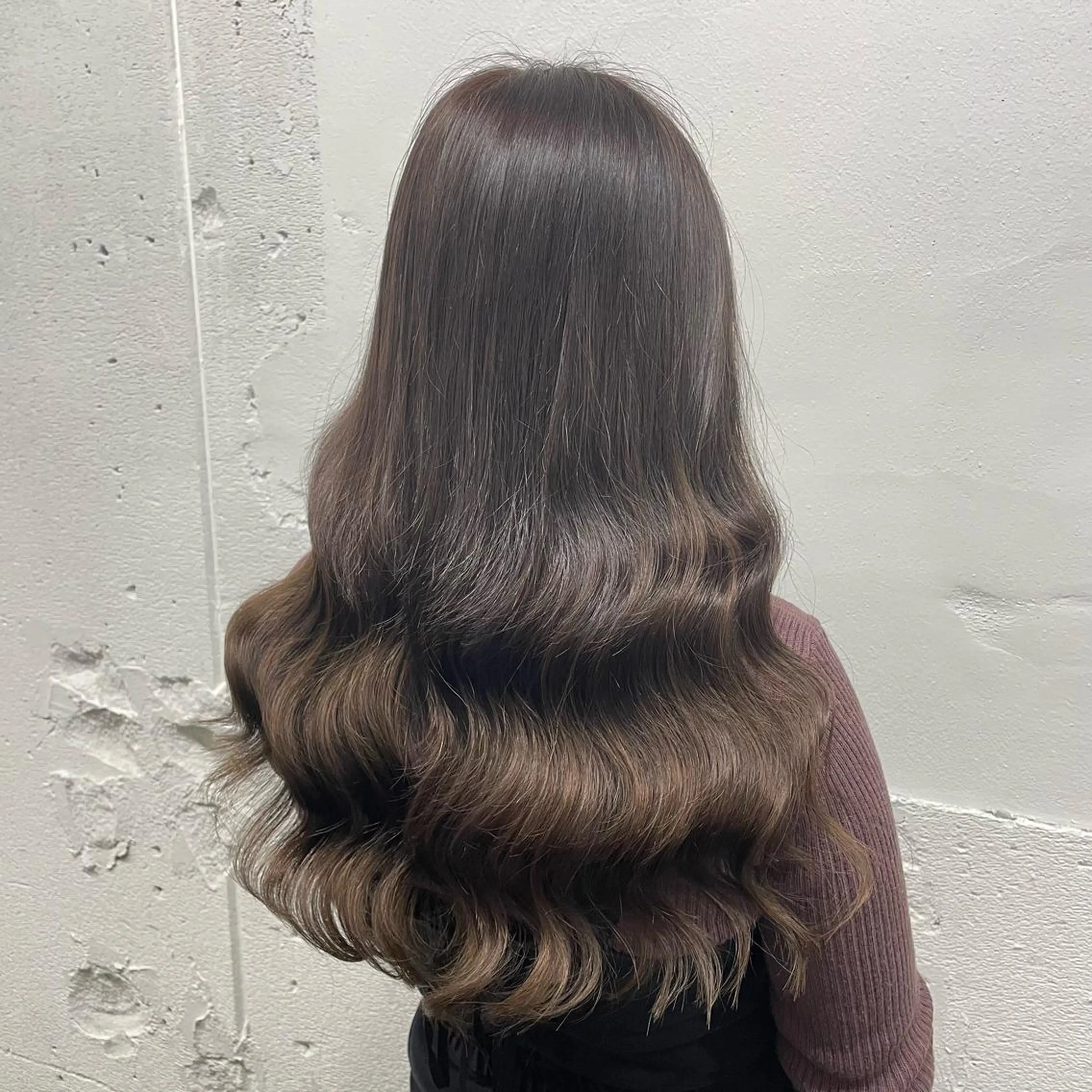 ロング カラー シールエクステ バレイヤージュ ミストバング ダブルカラー  フェイスフレーミング ヘアカラー エクステ 🧡艶髪ちゅるん髪 🫧🧡YUKI❄️のヘアスタイル