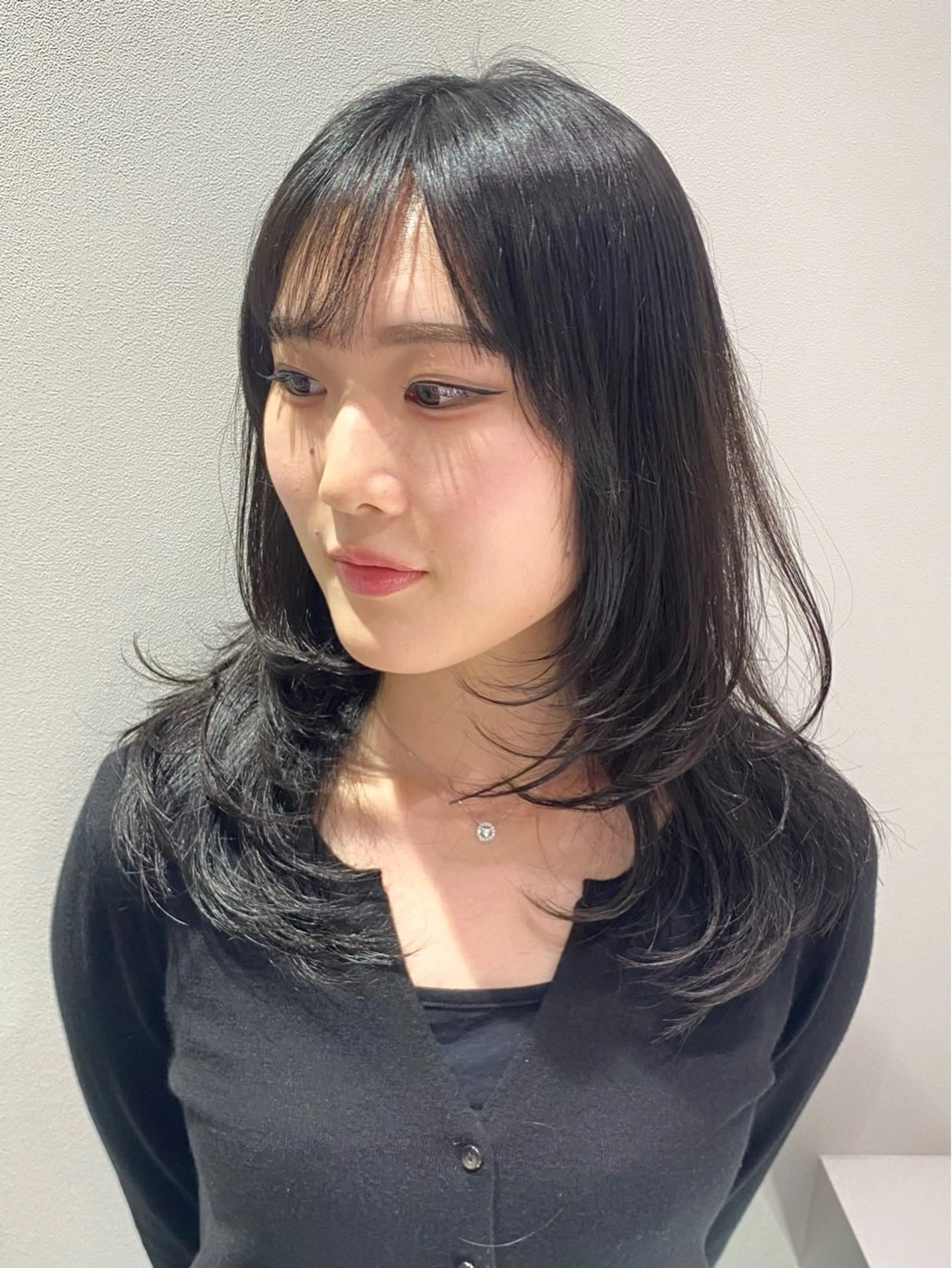 ミディアム カラー 絹髪質感TR💫 レイヤーカット/熊澤のヘアスタイル