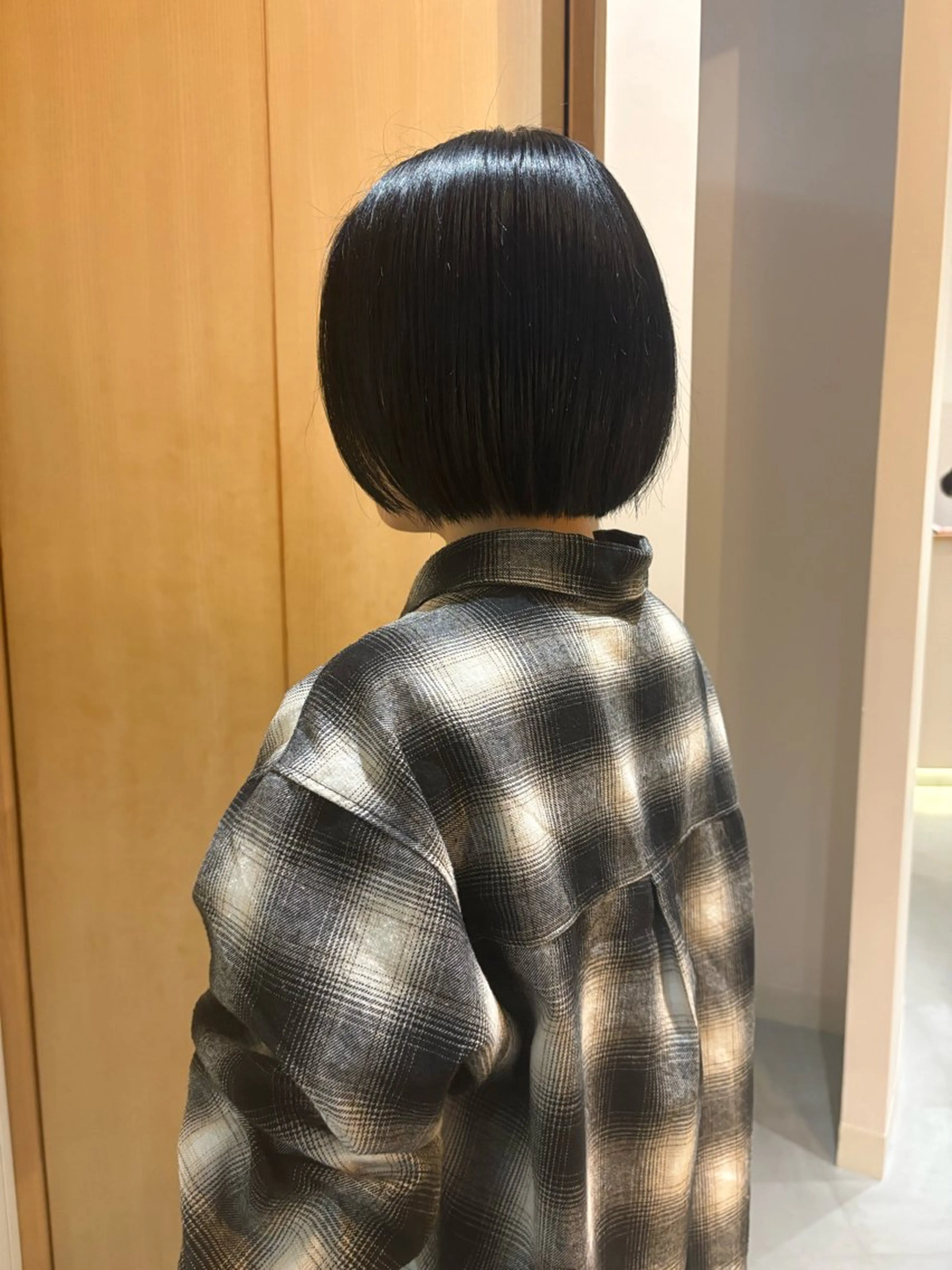カラー ブリーチ ダブルカラー ボブ 髪質改善 透明感カラー🩶イノ セントヘア／miyuのヘアスタイル