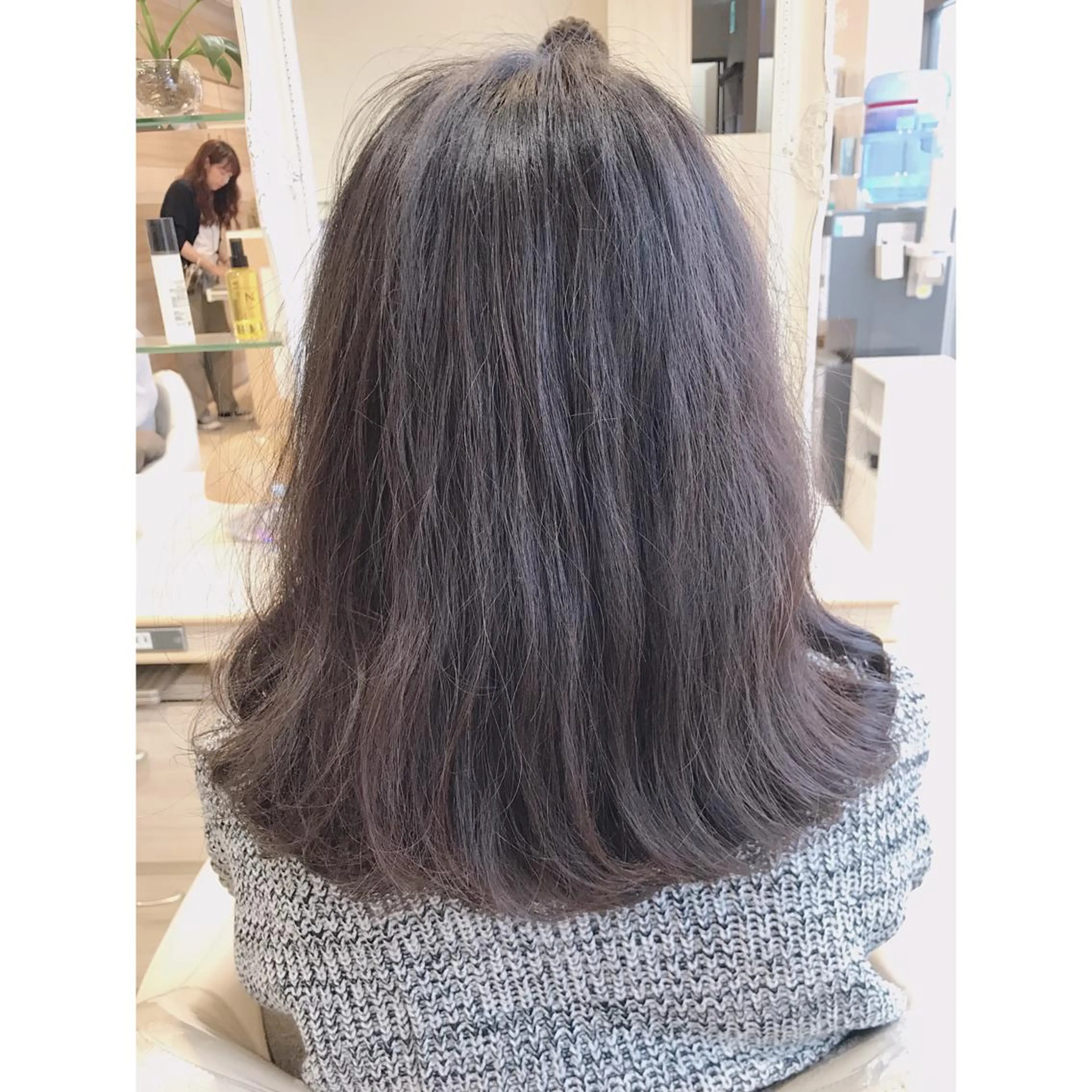 セミロング パーマ 髪質改善/茅ヶ崎 マツモト リョウのヘアスタイル