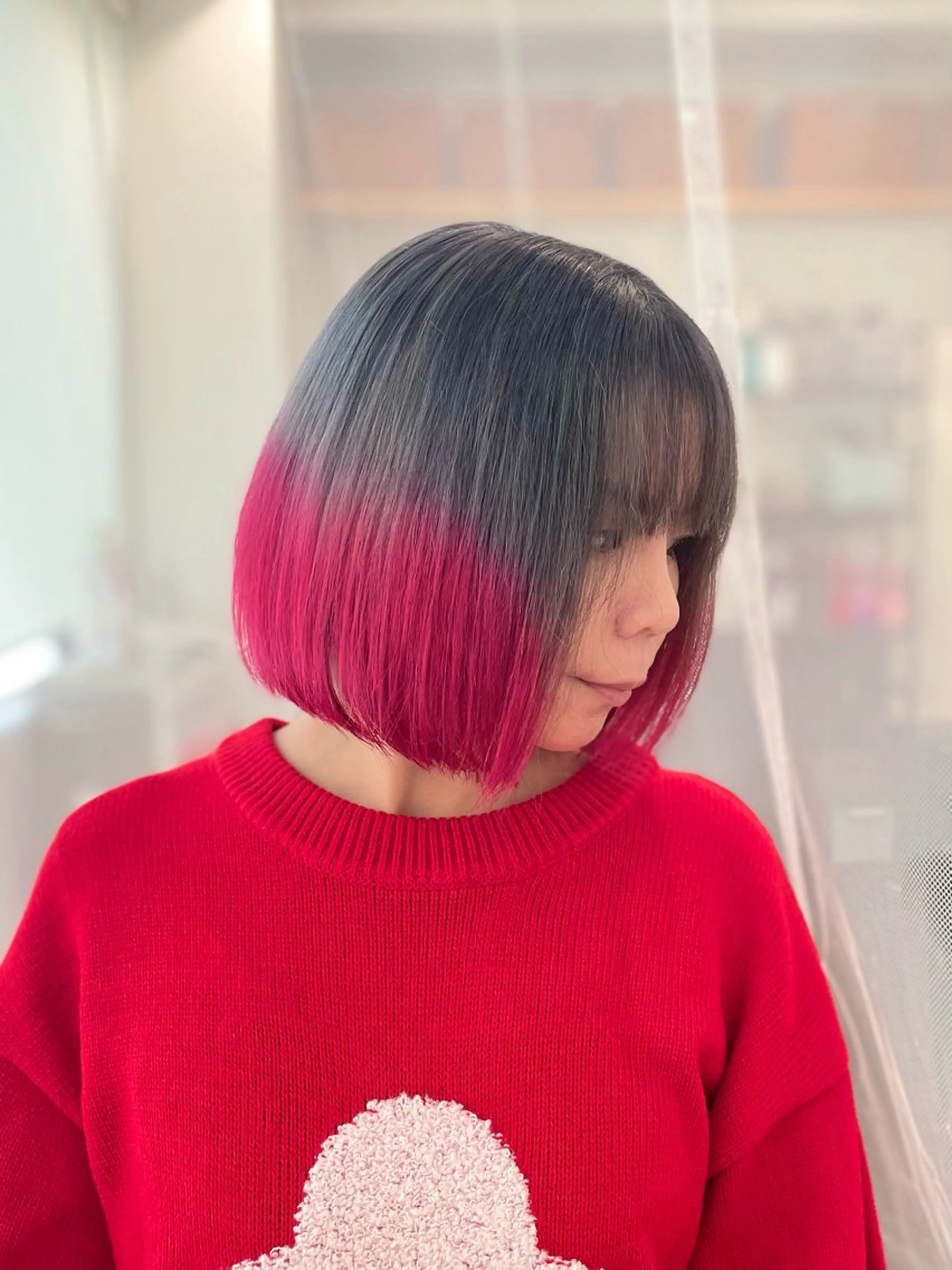 ショート カラー ヘアカラー トリートメント GaKu/ハイトーン /ブリーチ/レイヤーのヘアスタイル