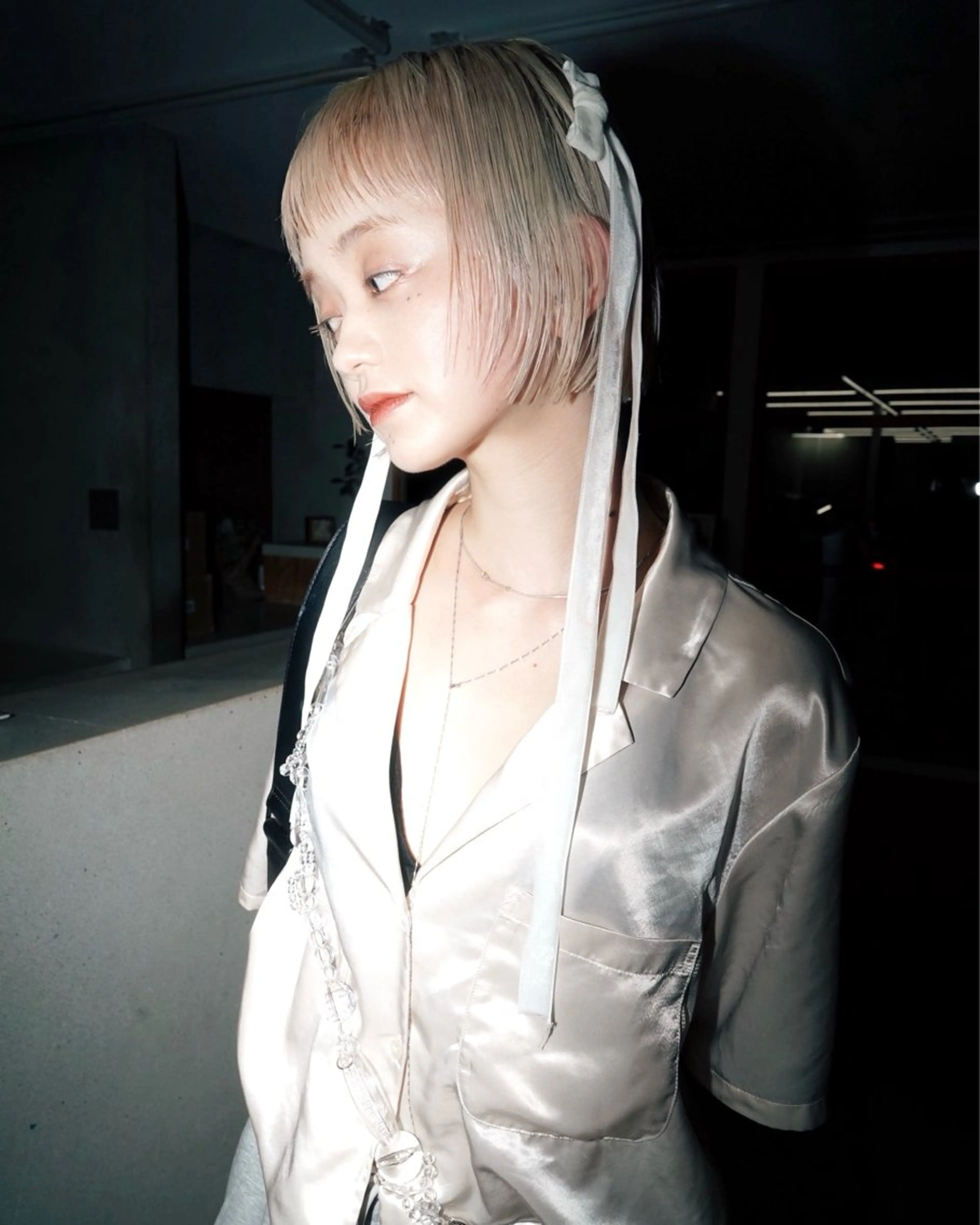 ショート カラー ブロンド ボブ カット ヘアカラー トリートメント Kaito🐶/ デザイン/レイヤーのヘアスタイル