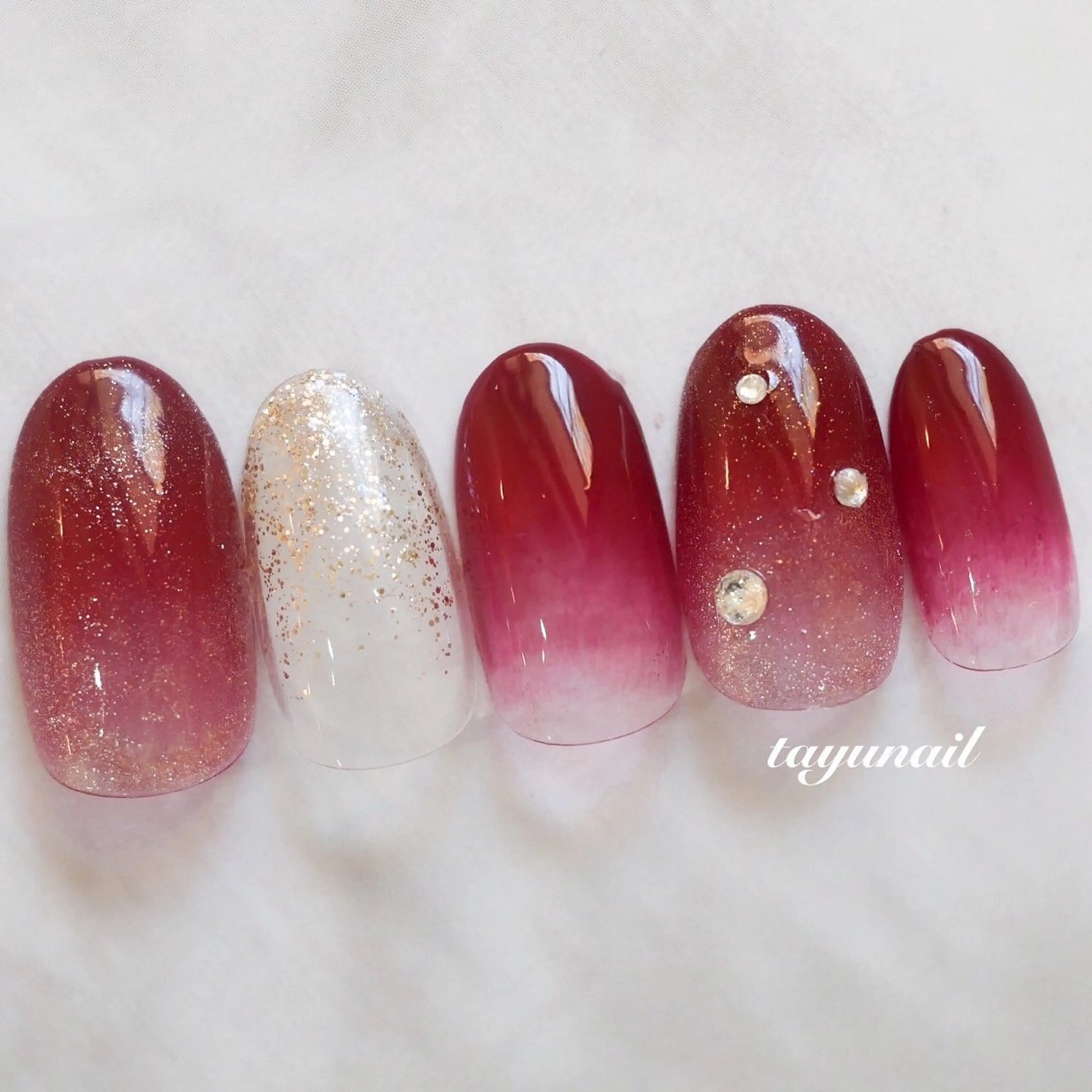 ネイル アートネイル ジェルネイル パラジェル 冬ネイル ネイルサロン 【たゆnail】のネイルデザイン