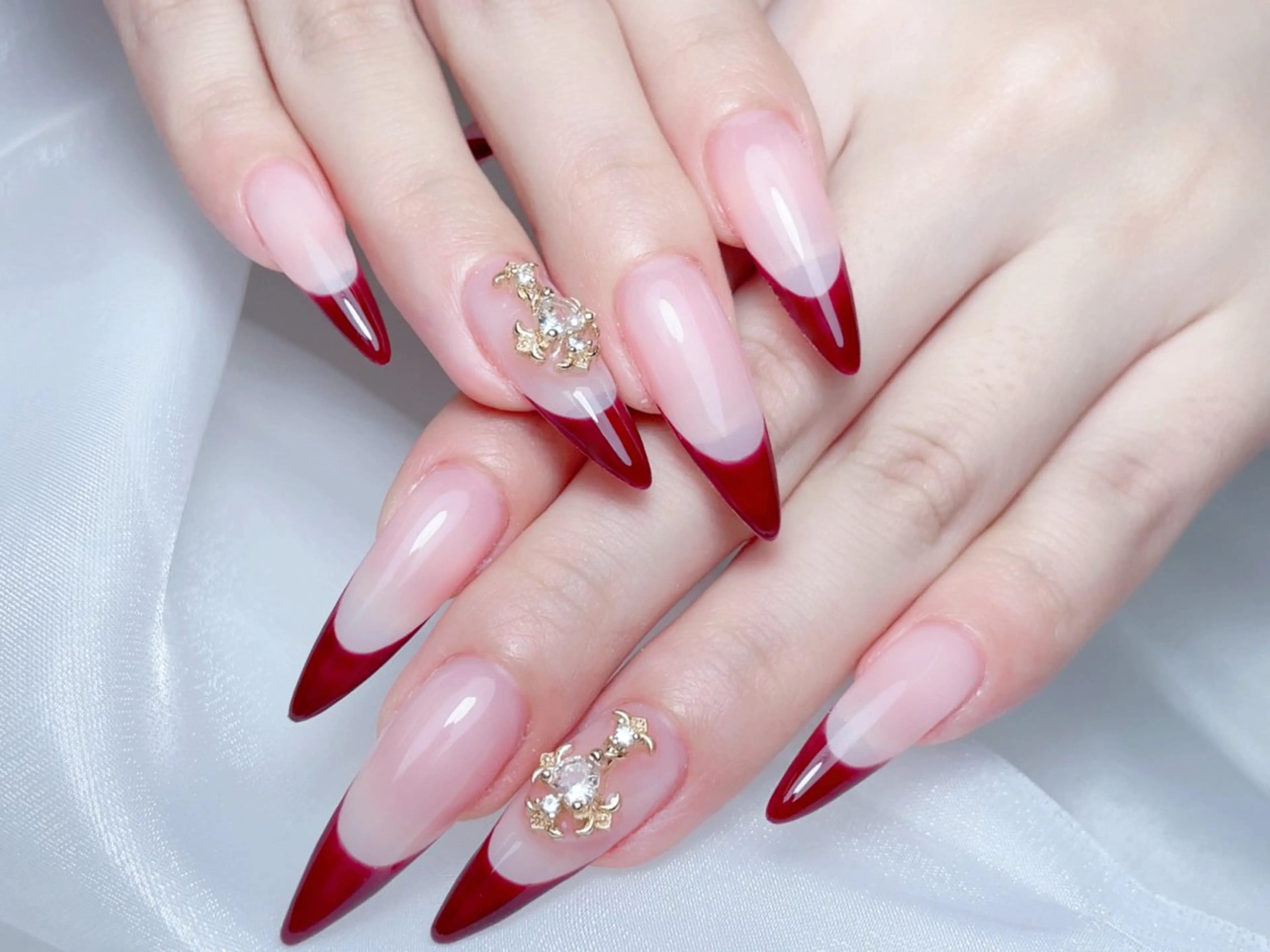 ネイル ハンドネイル M🌷nail 長さだし専門店のネイルデザイン