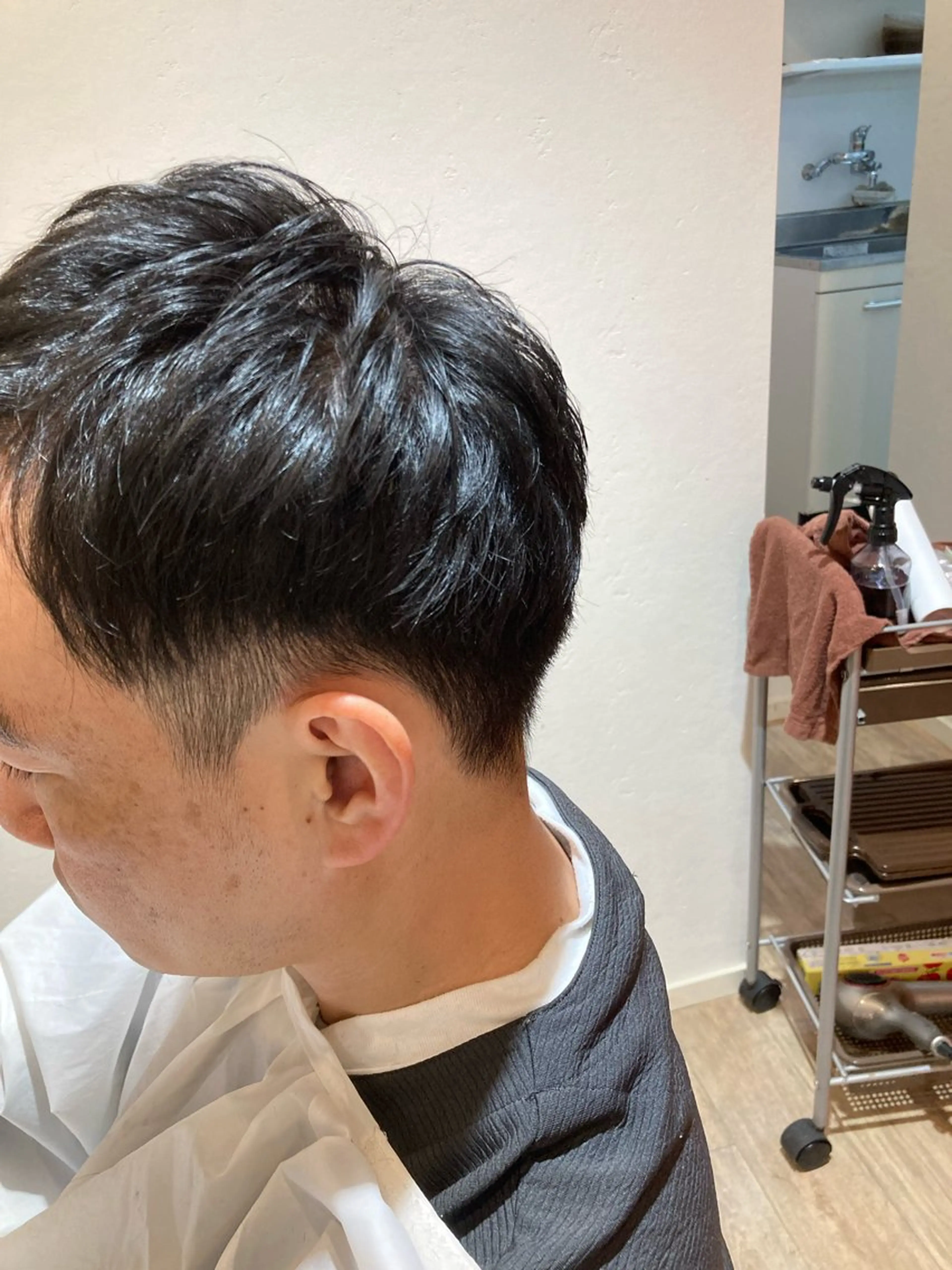 ショート ベリーショート ショートヘア メンズ特化サロン なかはしのヘアスタイル