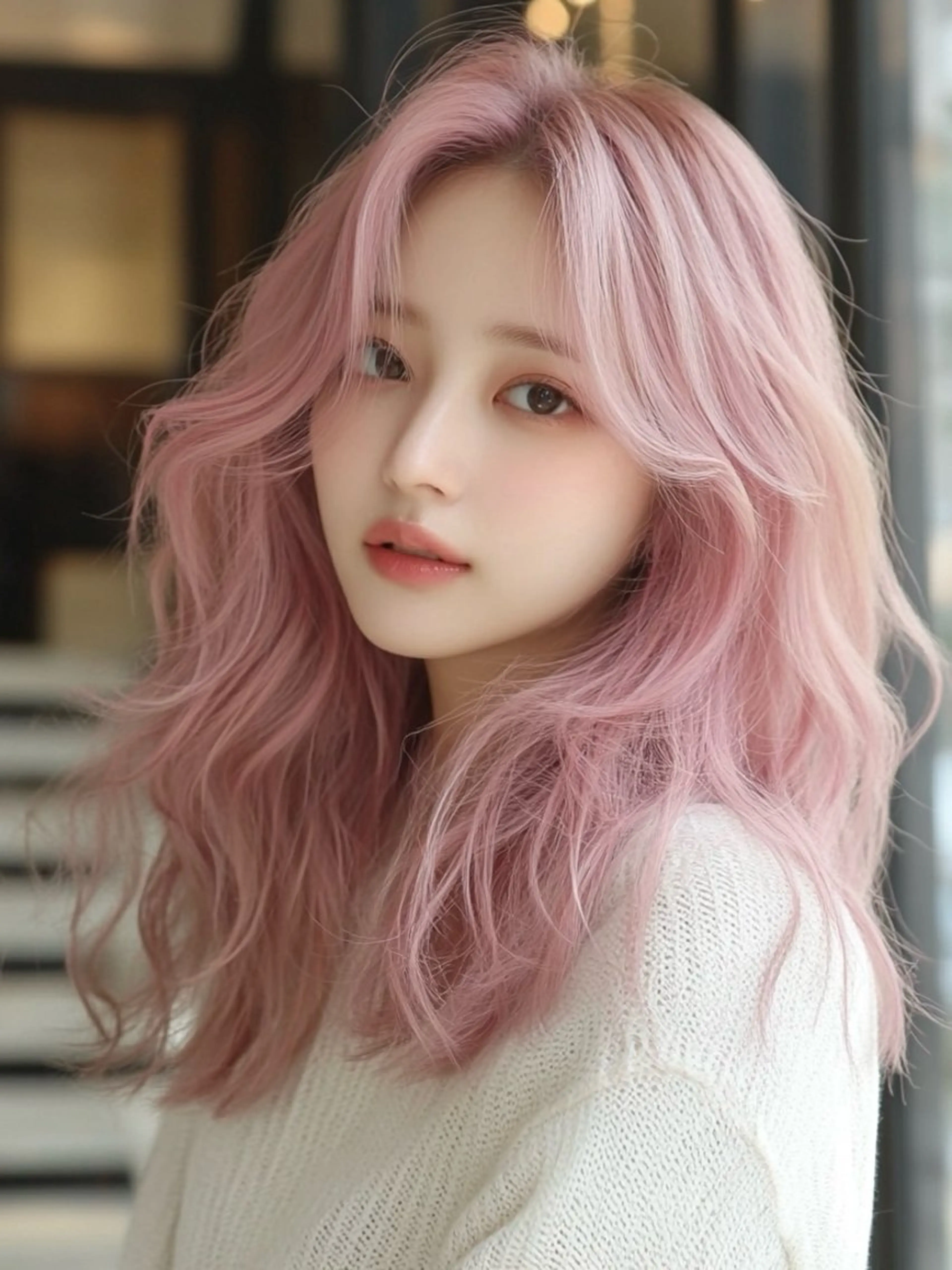 セミロング カラー ヘアカラー トリートメント 池袋/カラー特化🎨 ロング料金なし🩵のヘアスタイル